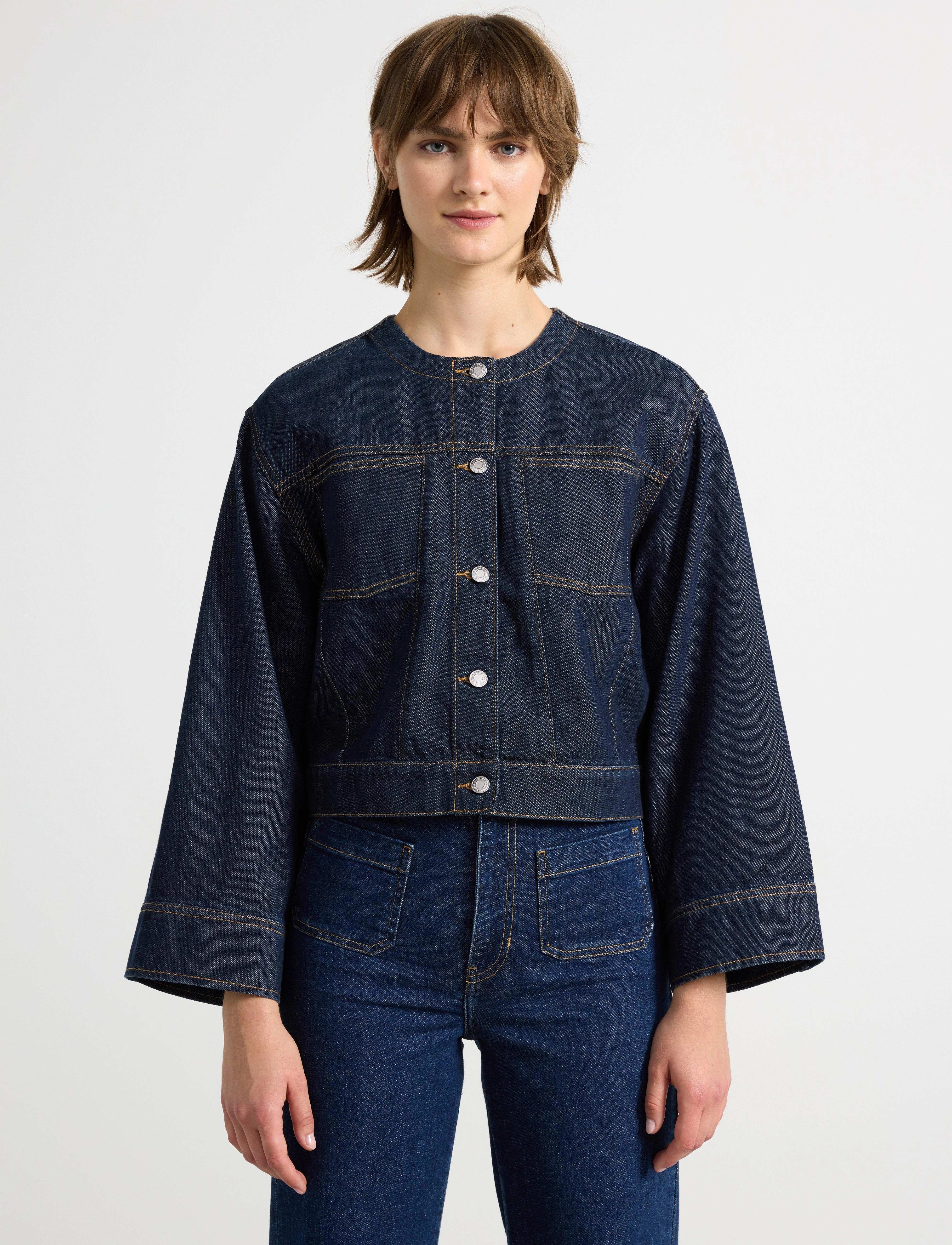 Lindex - Jacket Biona - dark denim - 0