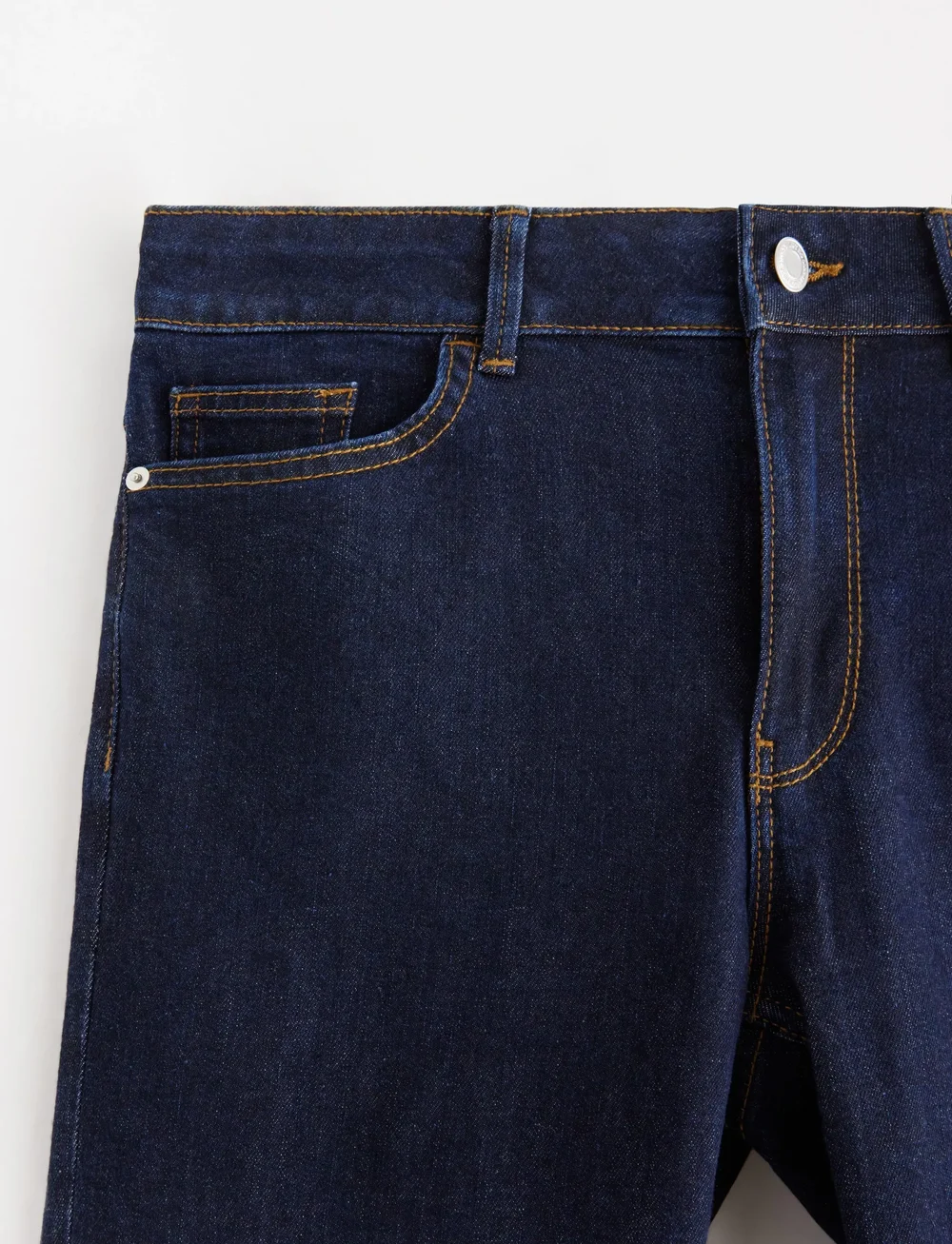 Lindex - Trousers Karen cropped rinse b - straight jeans - dark denim - 5