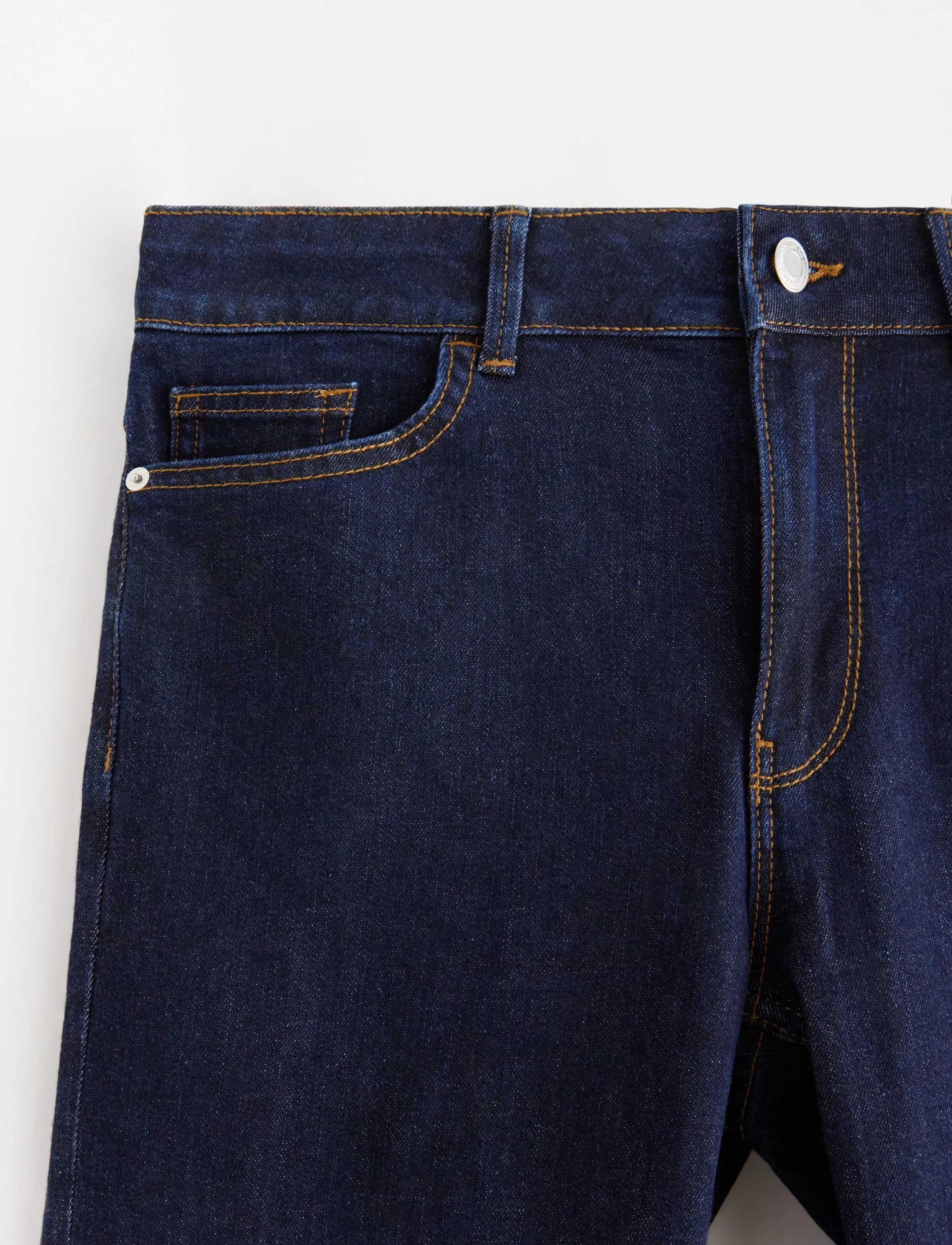 Lindex - Trousers Karen cropped rinse b - dark denim - 5