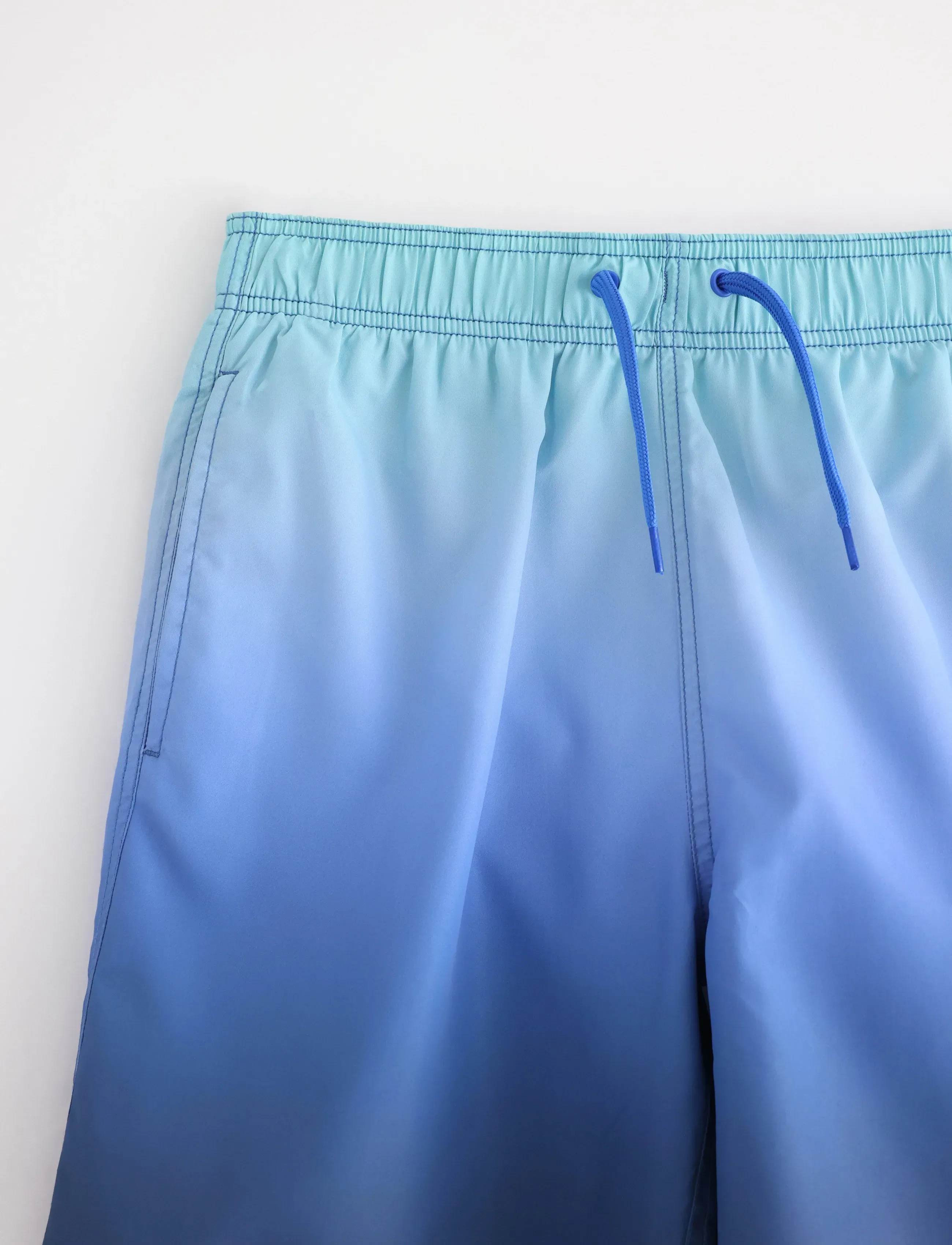 Lindex - Swimshorts long silhouette - badehosen - blue - 5