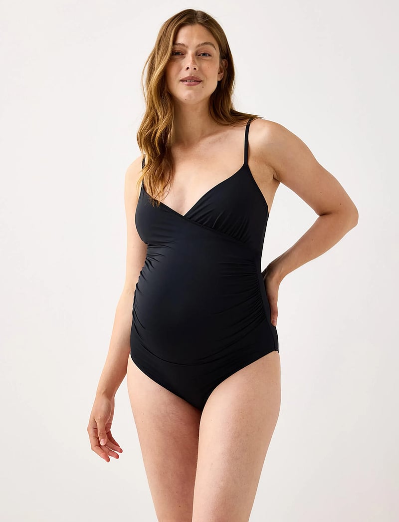 Lindex - MOM swimsuit - badeanzüge - black - 0