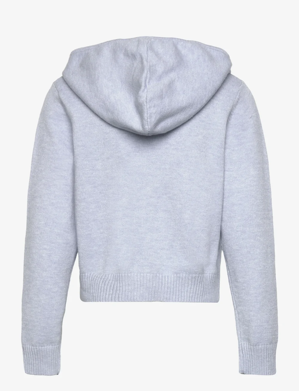 Lindex - Knitted Hoodie - hættetrøjer - blue melange - 2