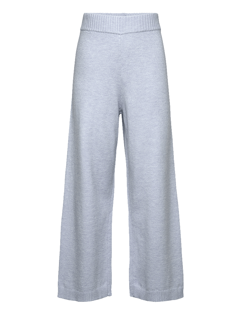 Lindex - Knitted trousers - sweatpants - blue melange - 1