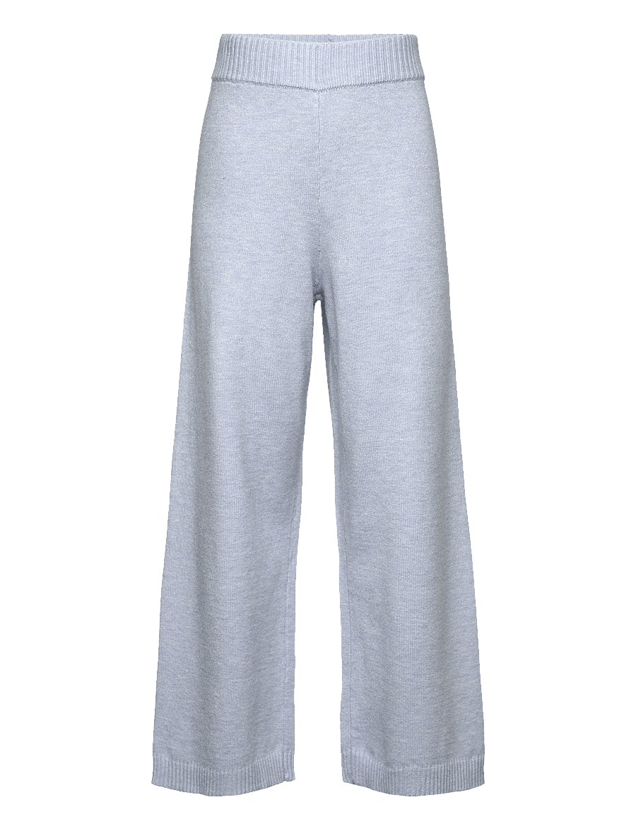 Lindex - Knitted trousers - sporta bikses - blue melange - 1