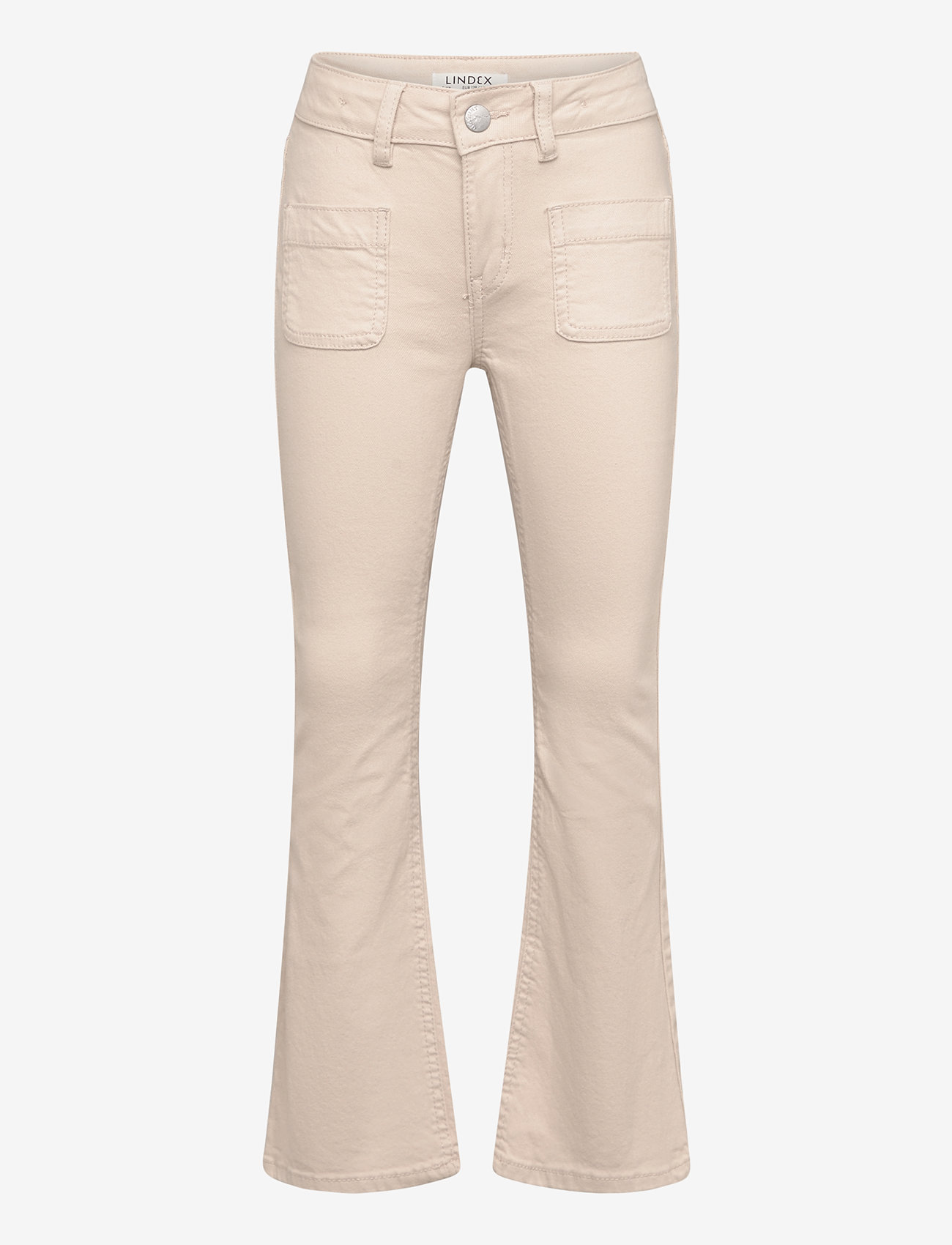 Lindex - Trousers woven Freja twill - bukser - light beige - 1