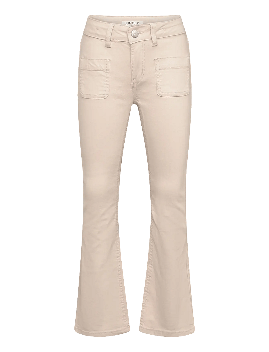 Lindex - Trousers woven Freja twill - einkaufen nach alter von - light beige - 1