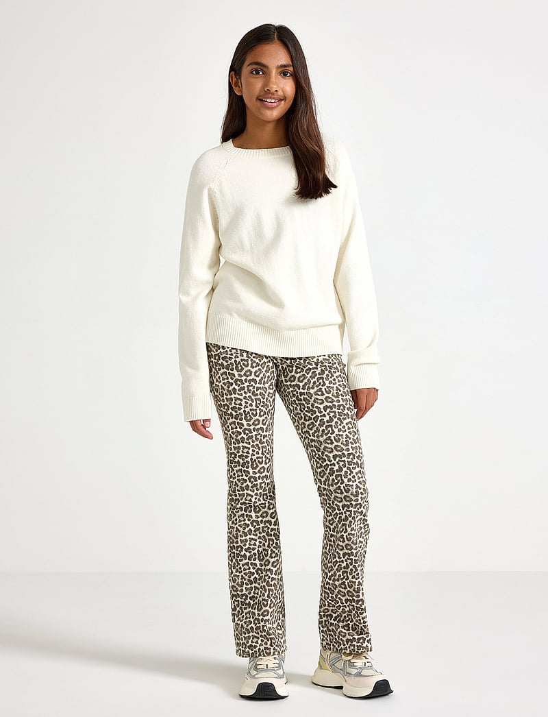 Lindex - Trousers woven Freja twill - einkaufen nach alter von - light grey - 0