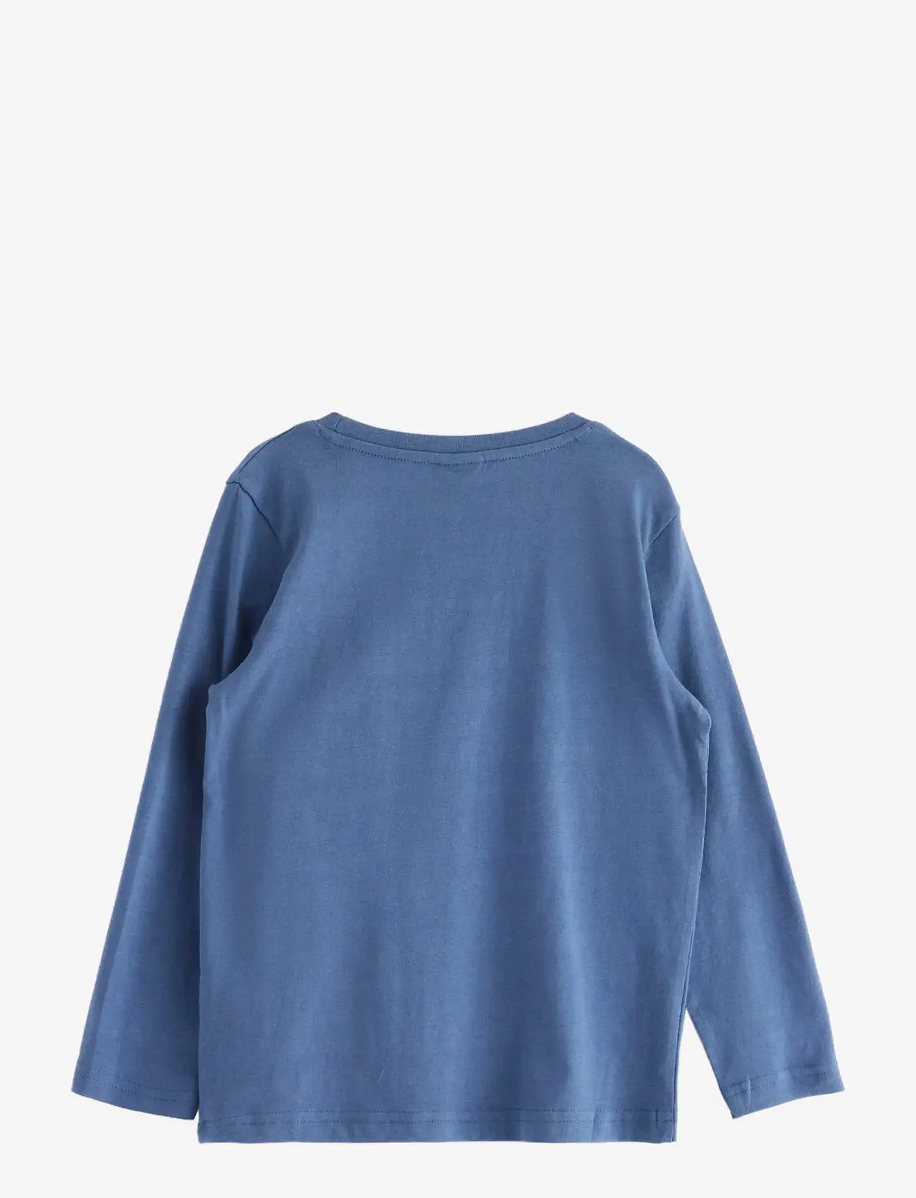 Lindex - Top med dinosaur - dusty blue - 2