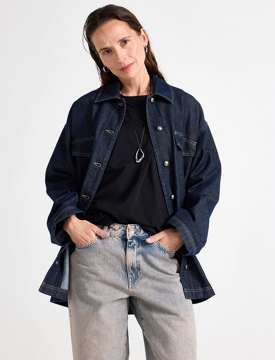 Lindex - Jacket Arlene - dark denim - 0