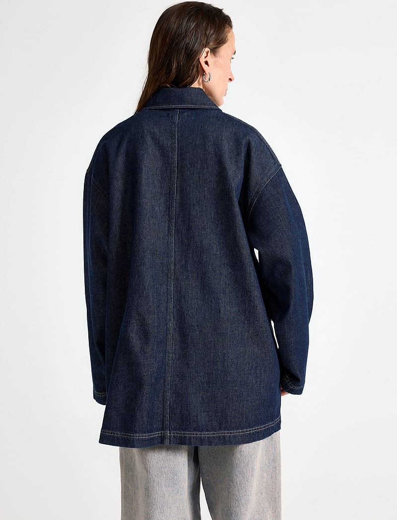 Lindex - Jacket Arlene - jeansjacken - dark denim - 3