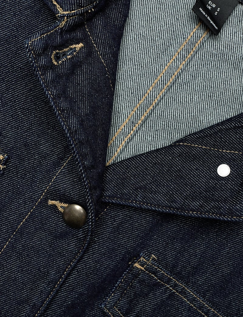 Lindex - Jacket Arlene - jeansjacken - dark denim - 5