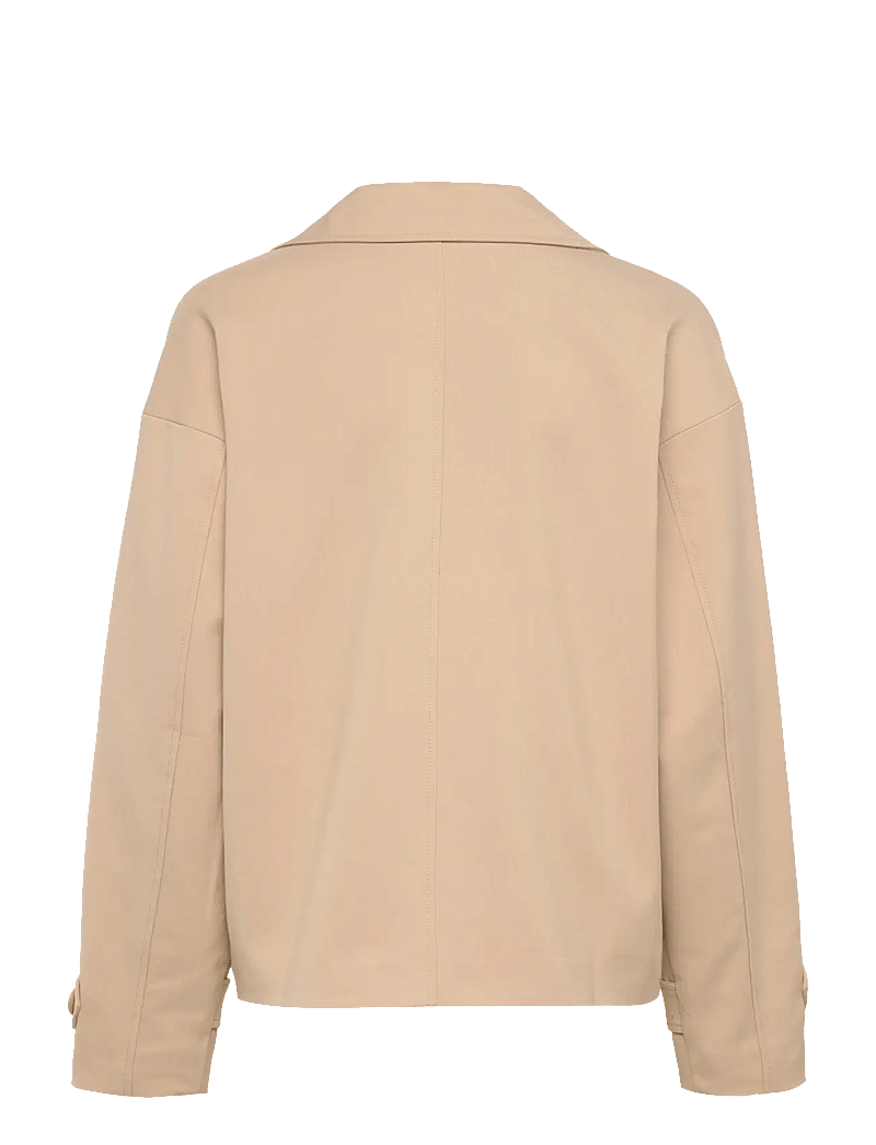 Lindex - Jacket trench cropped - lette jakker - beige - 2
