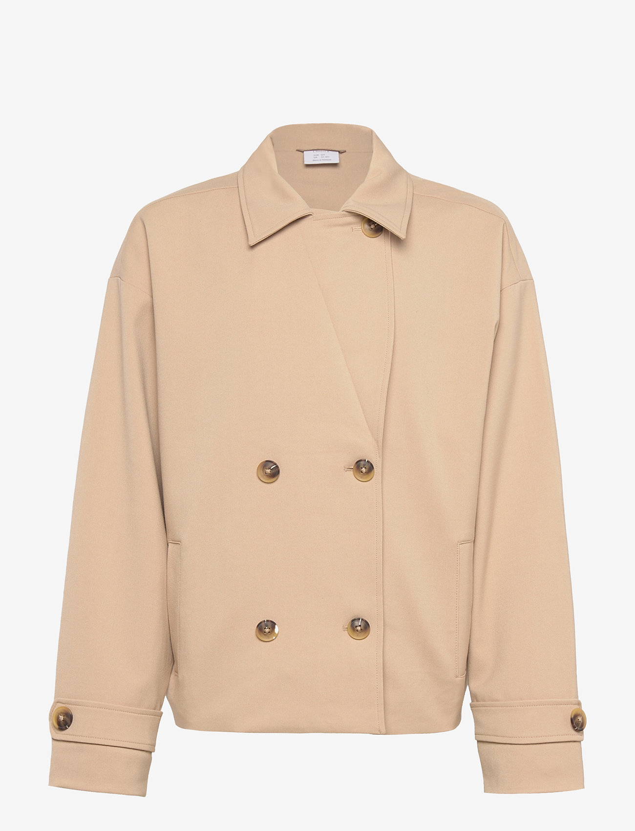 Lindex - Jacket trench cropped - lette jakker - beige - 3
