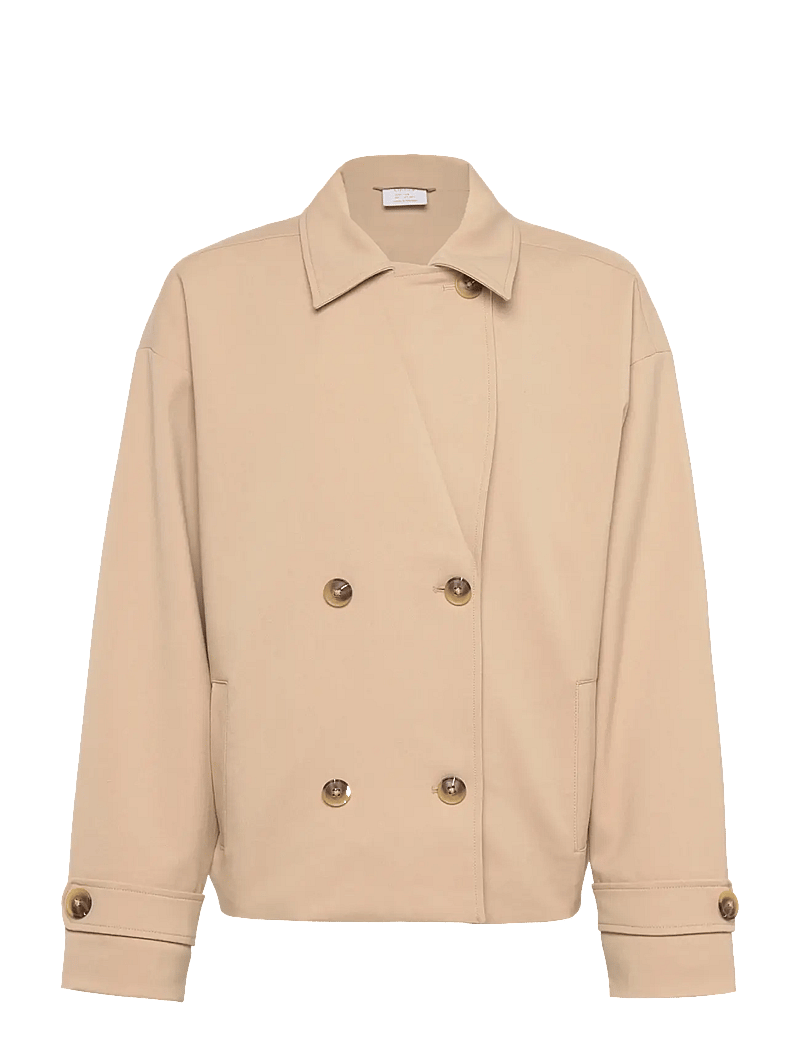 Lindex - Jacket trench cropped - lette jakker - beige - 3