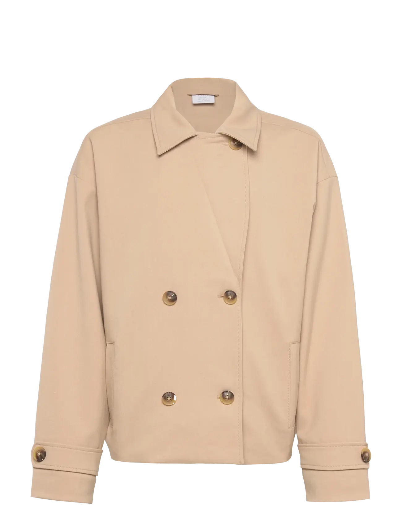 Lindex - Jacket trench cropped - beige - 3