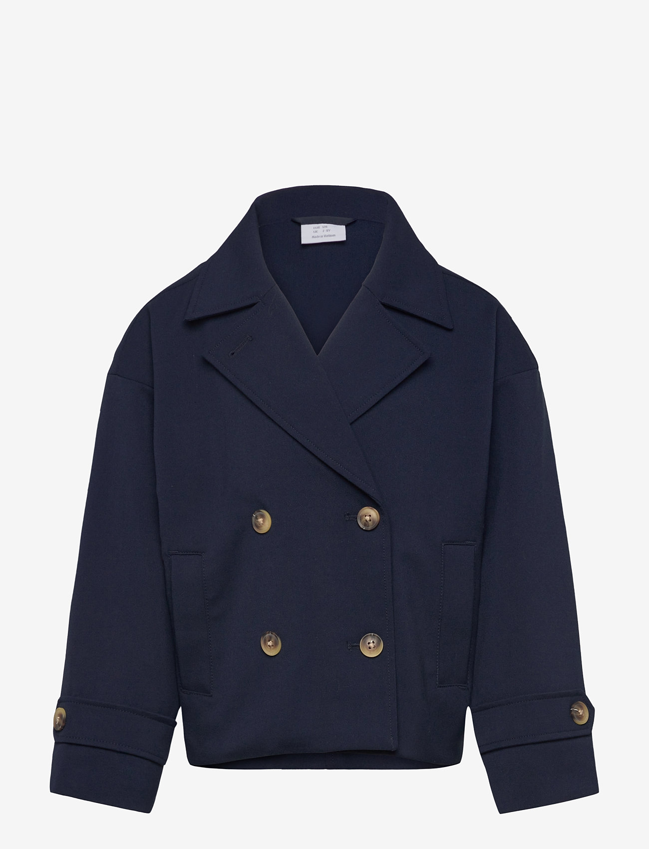 Lindex - Jacket trench cropped - kevadjakid - dark navy - 0