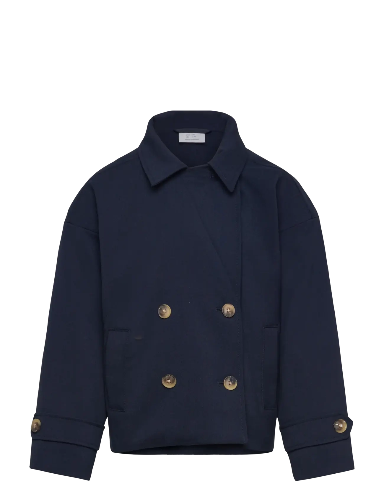 Lindex - Jacket trench cropped - dark navy - 3