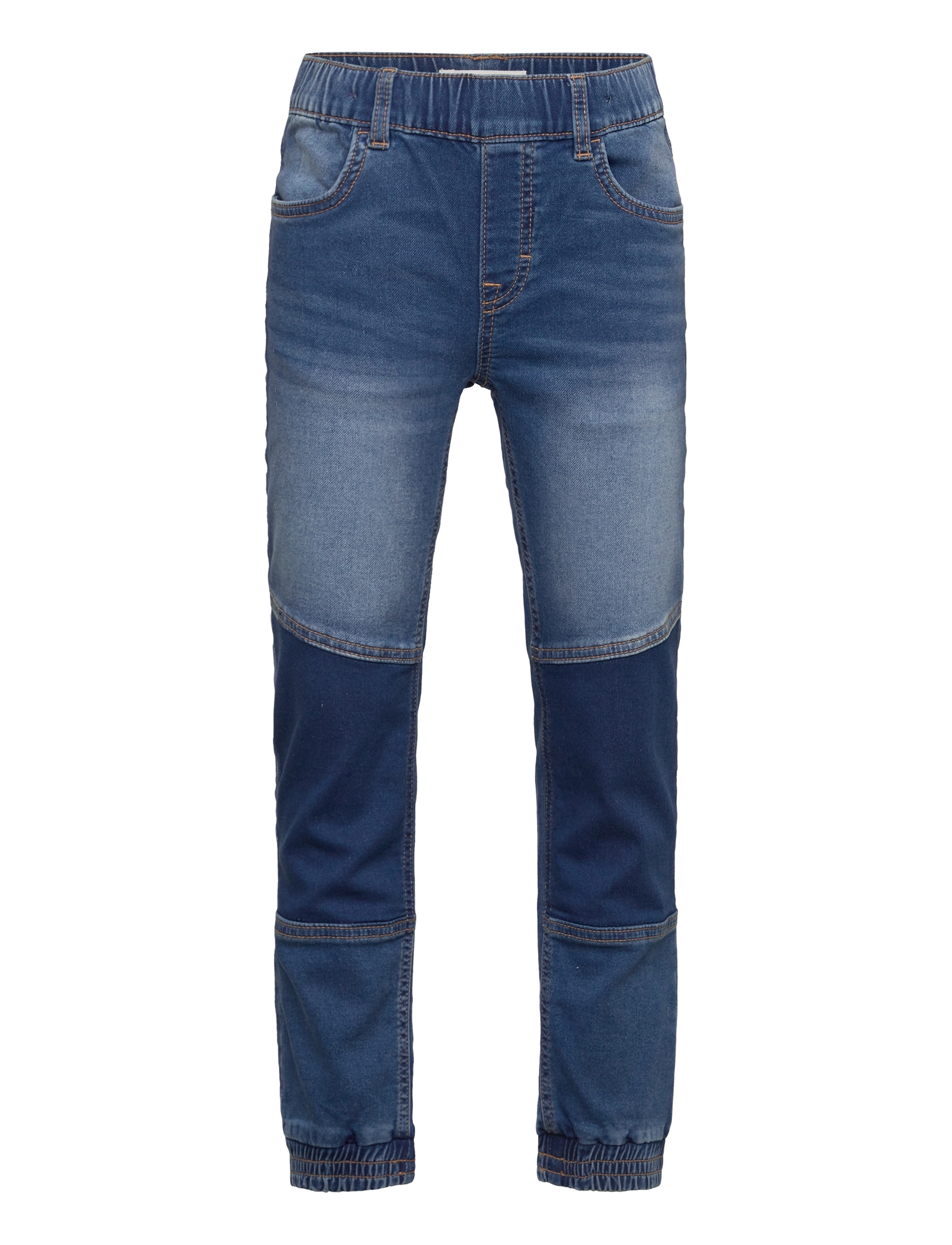 Lindex - Trousers denim Staffan jersey - denim blue - 1