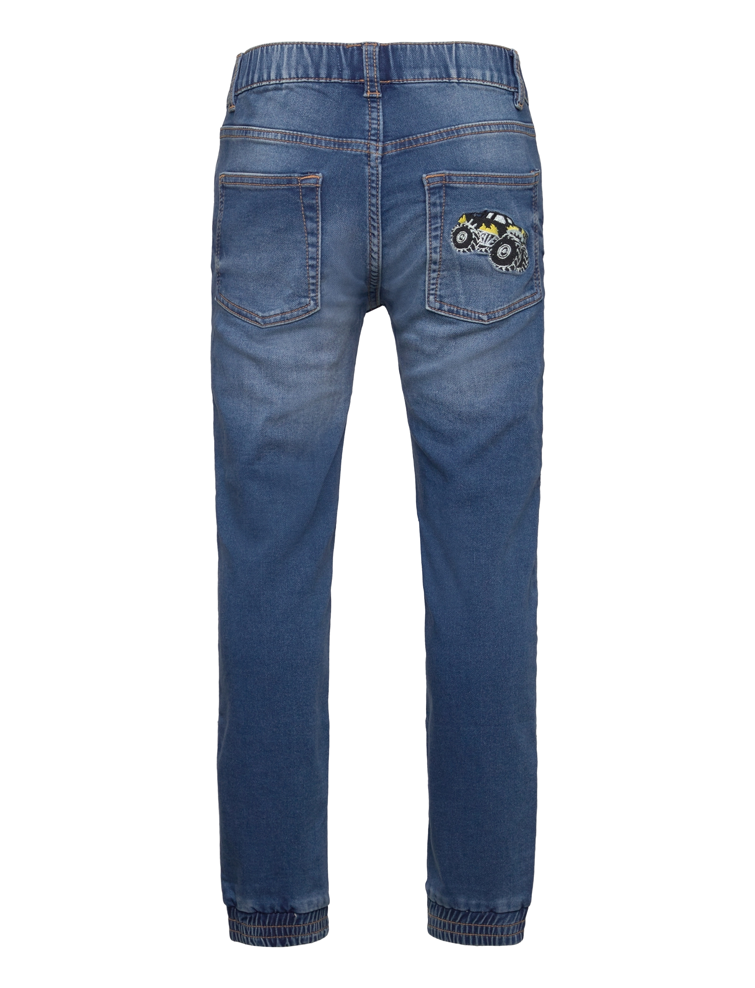 Lindex - Trousers denim Staffan jersey - denim blue - 2