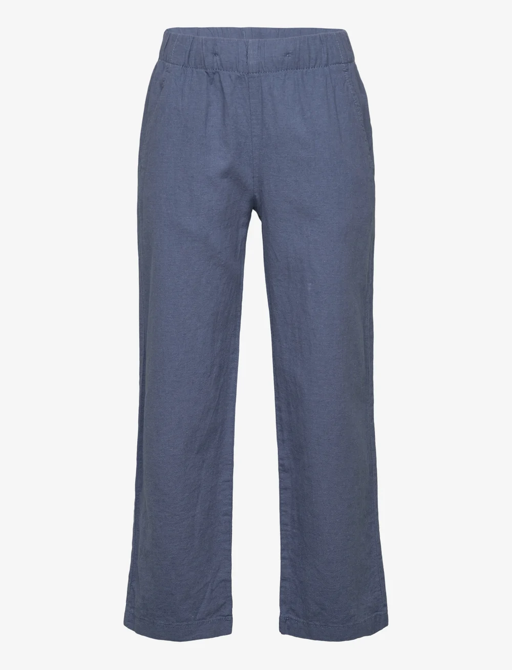 Lindex - Trousers Linen blend - bukser - dusty blue - 0