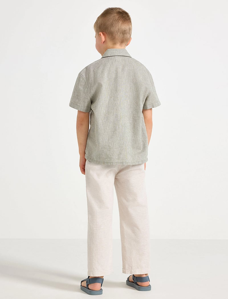 Lindex - Trousers Linen blend - linane riietus - light grey - 3