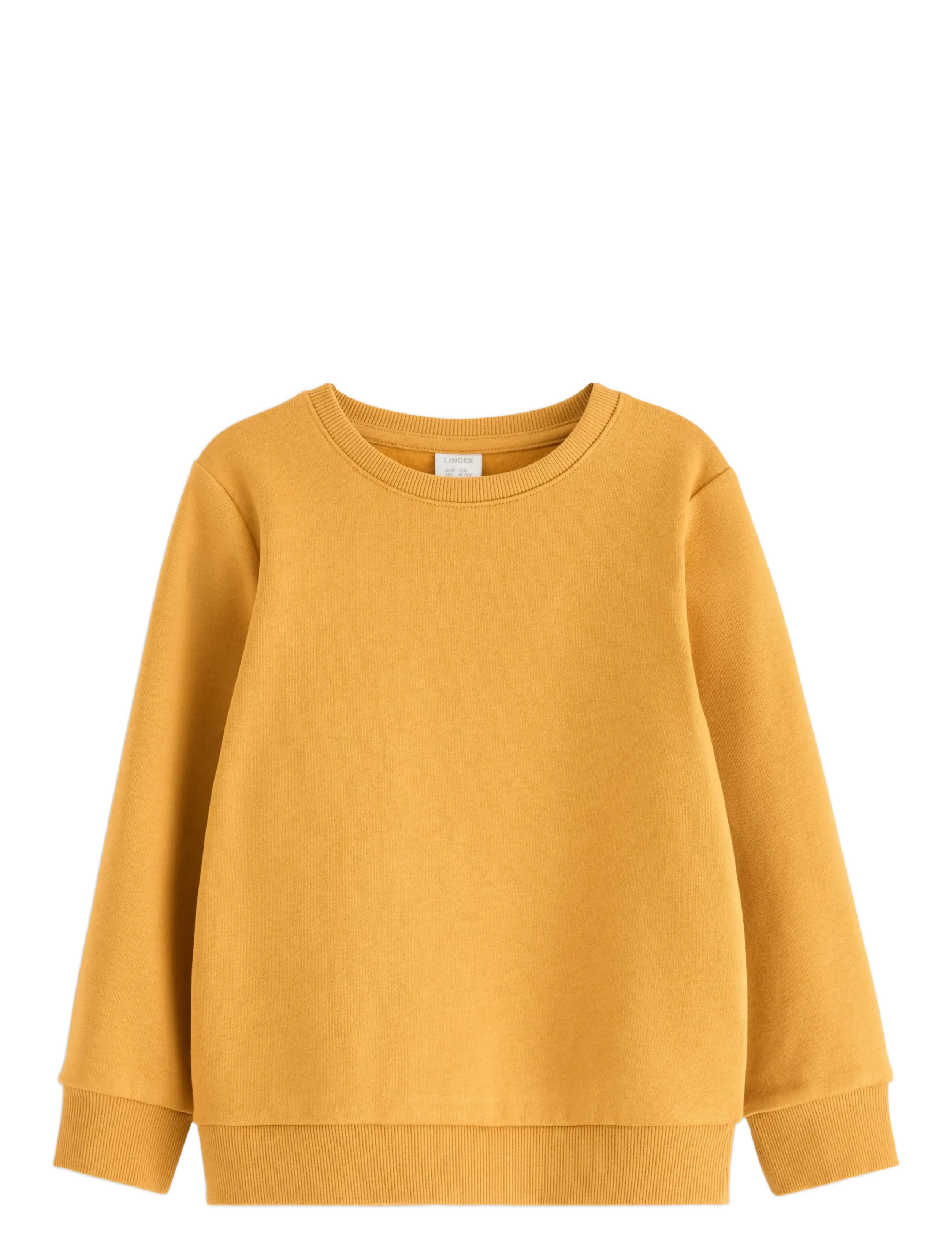 LINDEX Sweatshirts Solid Basic Gelb - 110 - Kinder