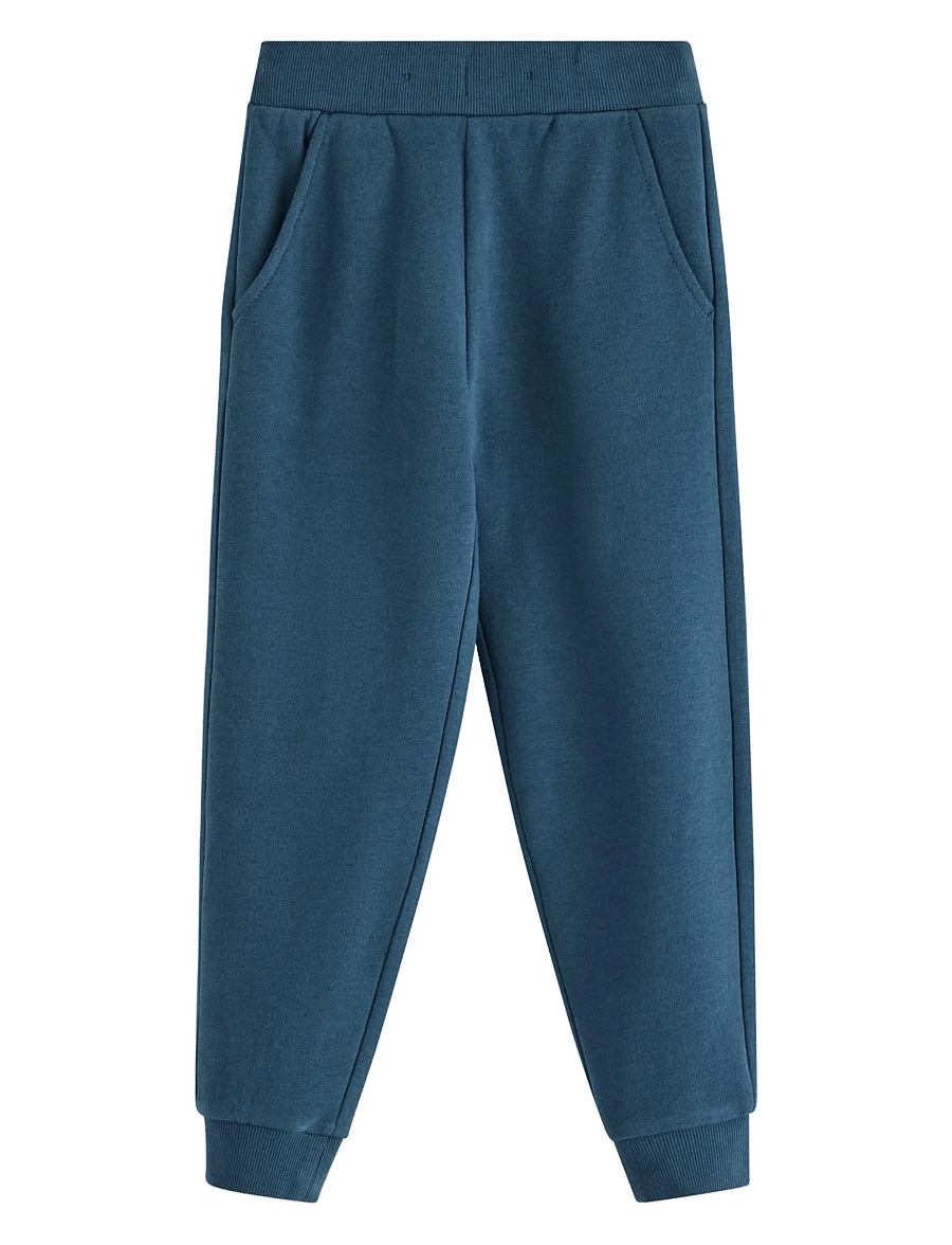 Lindex - Trousers basic - jogginghosen - dark blue - 0