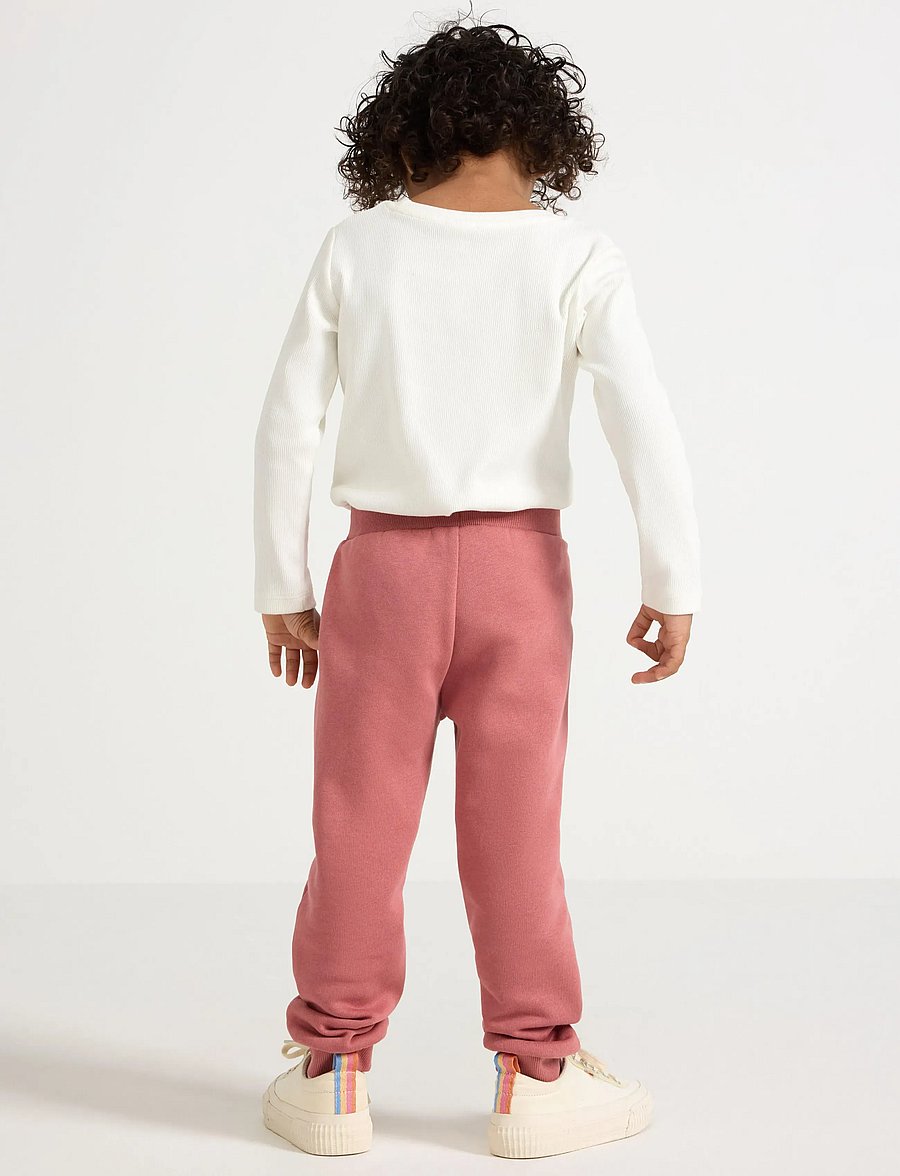 Lindex - Trousers basic - jogginghosen - dark dusty pink - 3