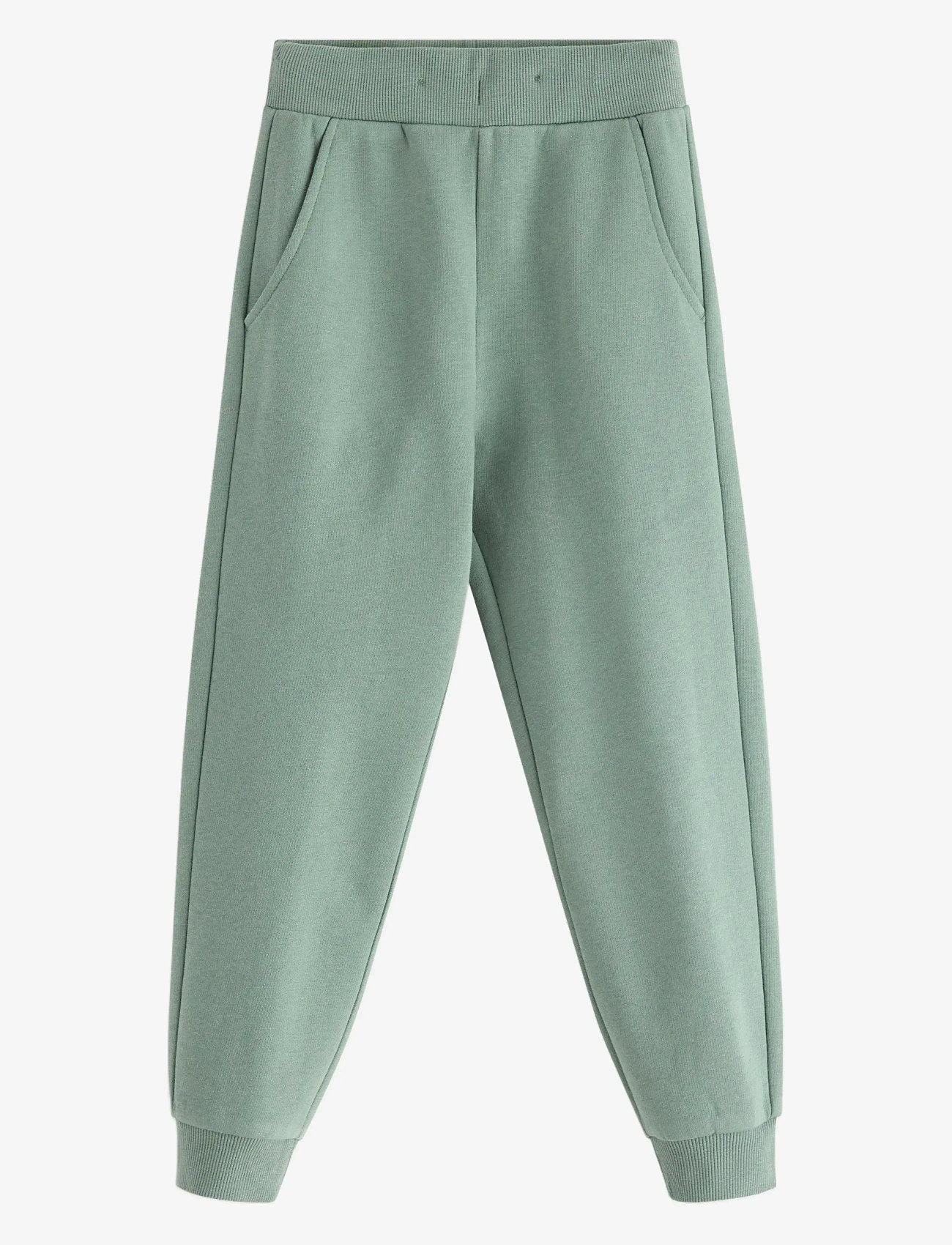 Lindex - Trousers basic - sügisesed riided - light dusty green - 0