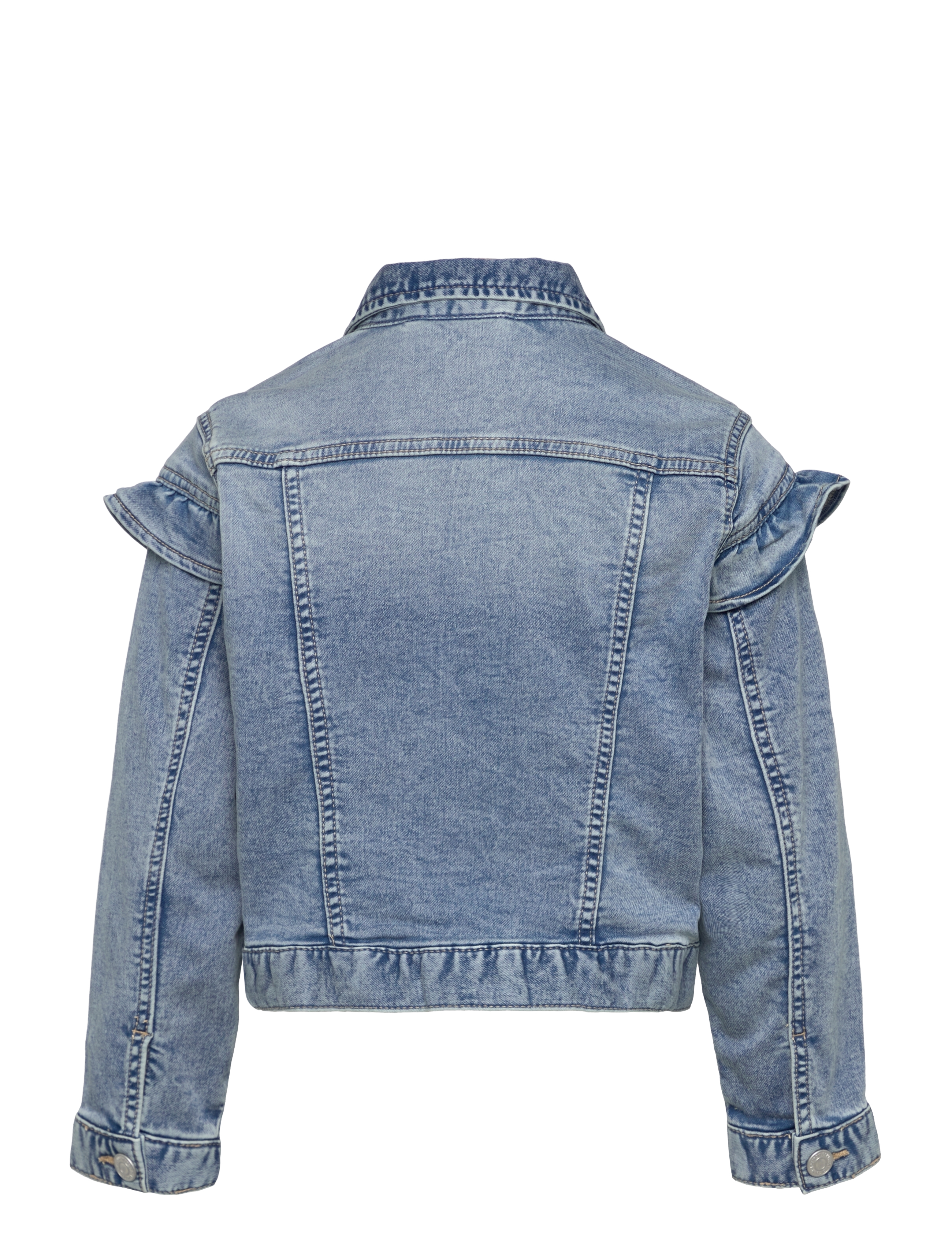 Lindex - Jacket denim frill - light denim - 2