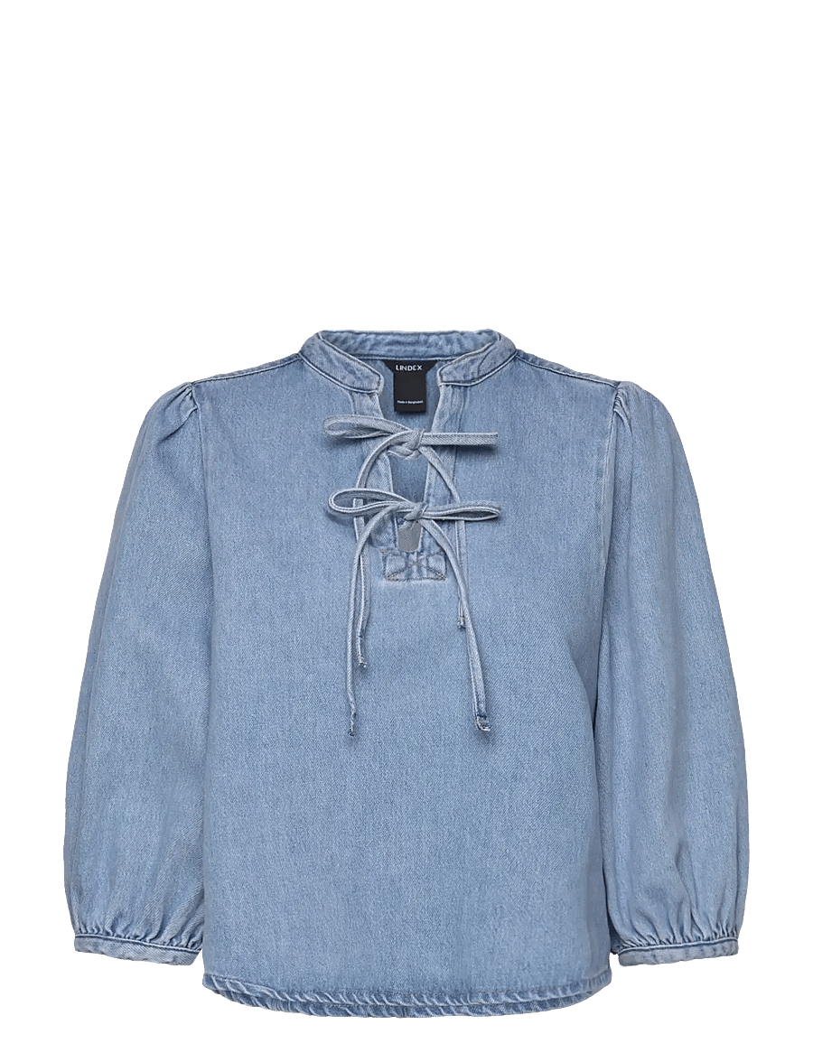 Lindex - Blouse Jossan - jeanshemden - light denim - 1