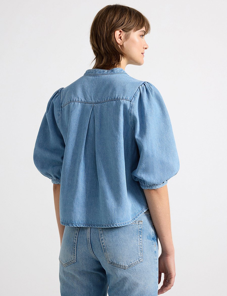 Lindex - Blouse Jossan - jeanshemden - light denim - 3