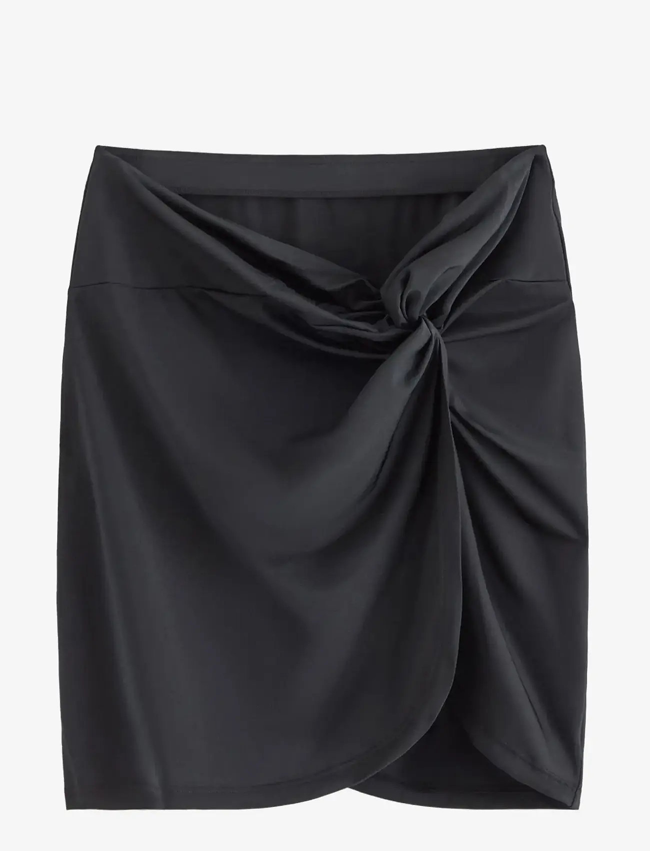 Lindex - Swim skirt Twist Shiny - strandmode - black - 1