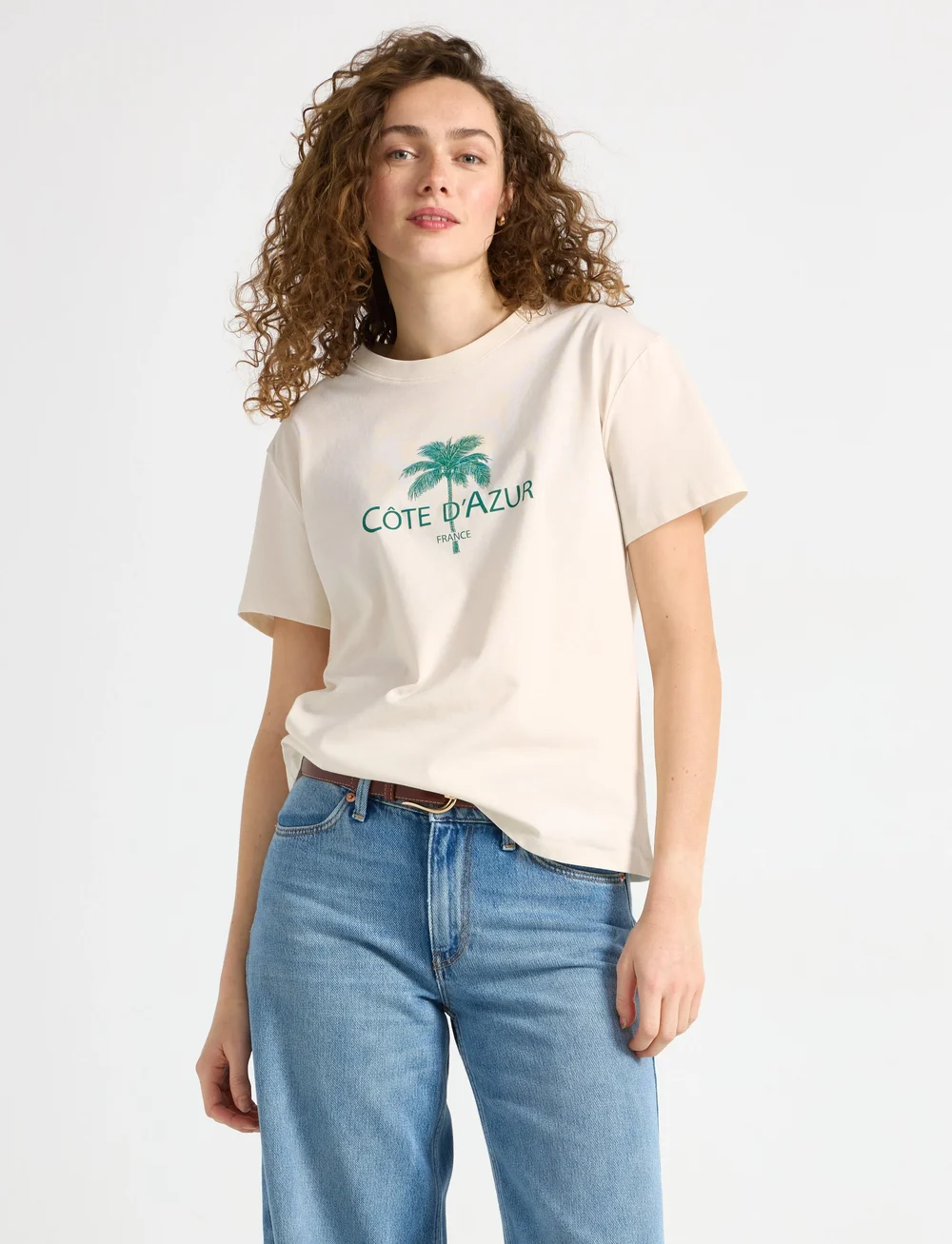 Lindex - Top Nell - t-shirts - white - 0