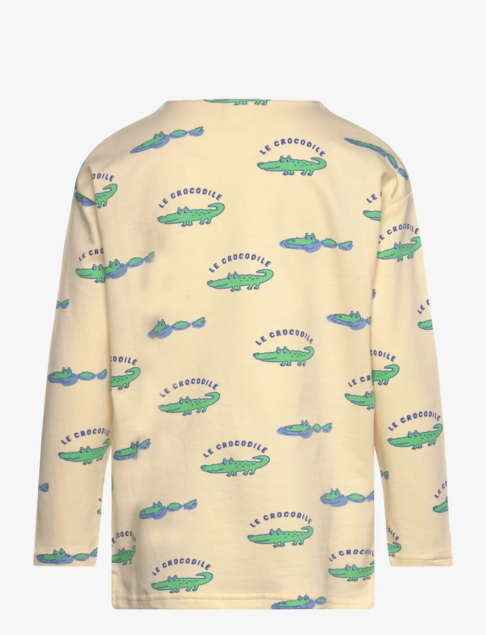 Lindex - Top LS crocodile aop - pikkade varrukatega t-särgid - light yellow - 2