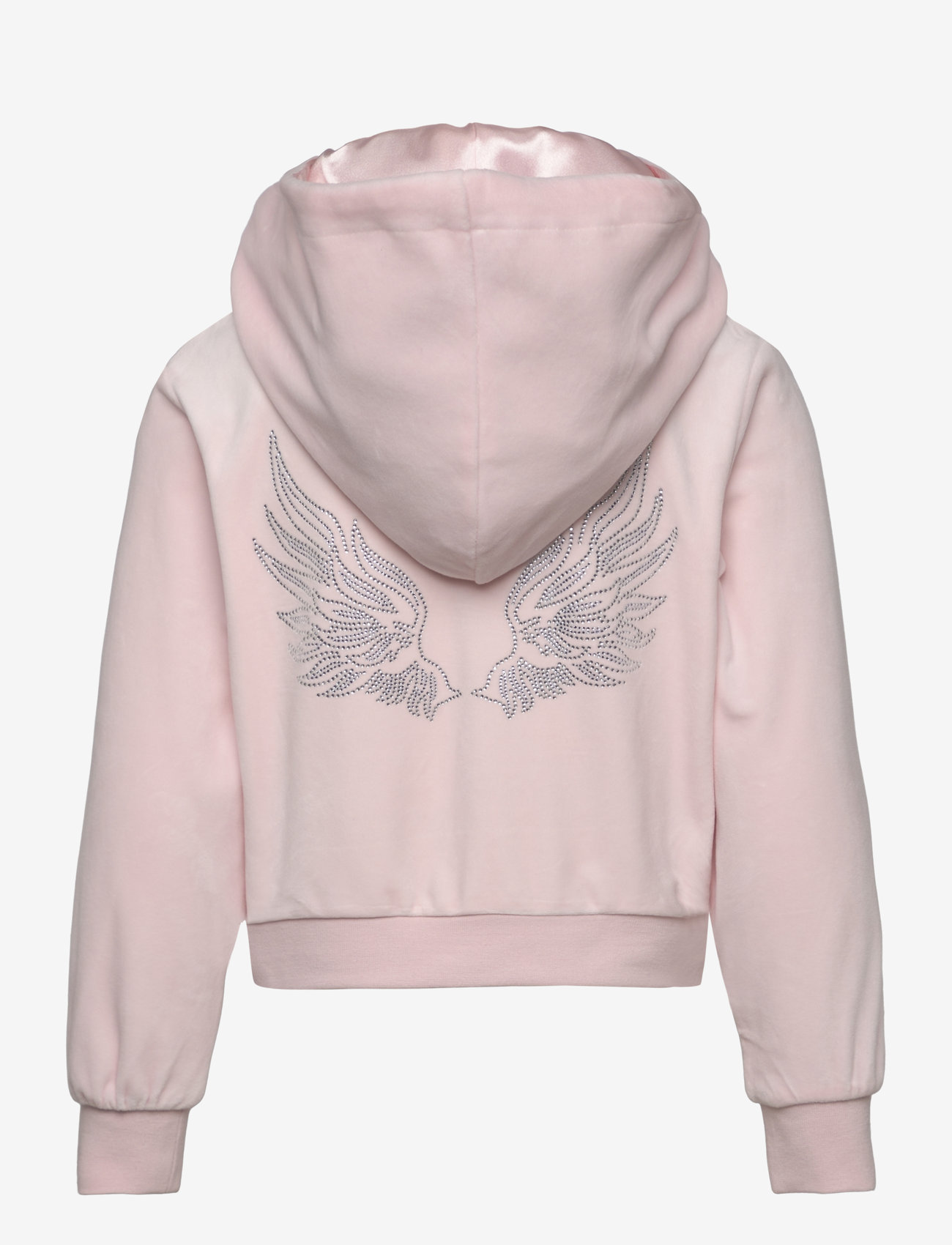 Lindex - Velour hoodie - light pink - 2