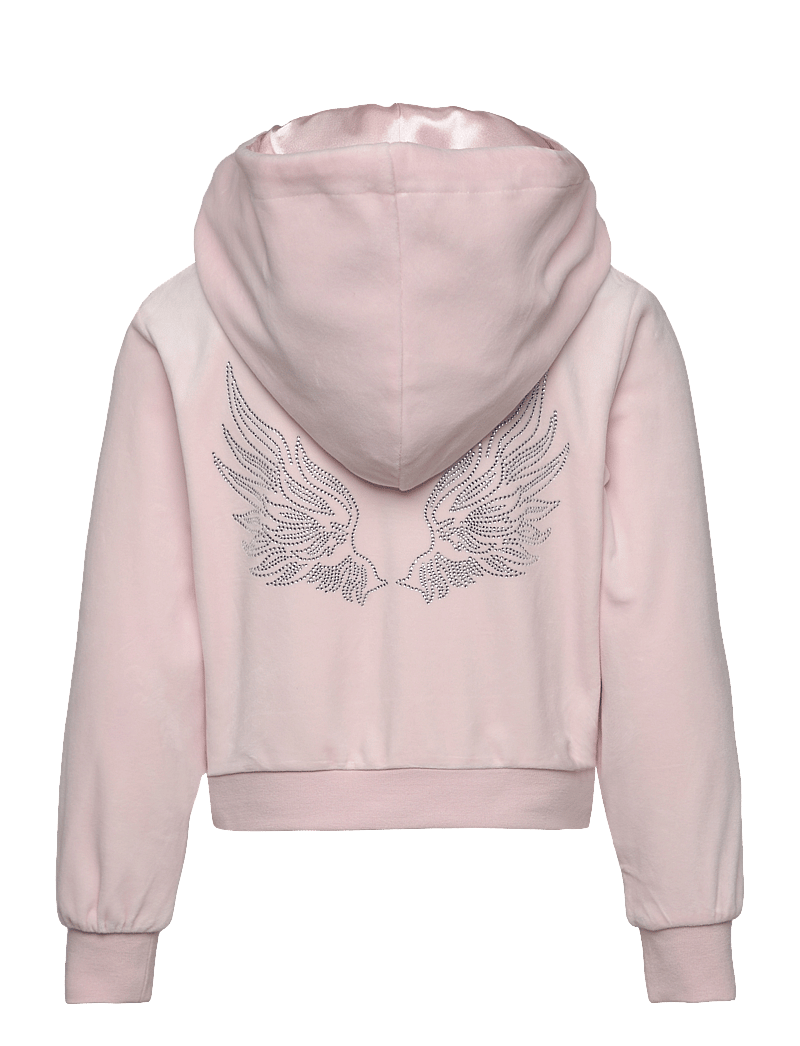 Lindex - Velour hoodie - light pink - 2