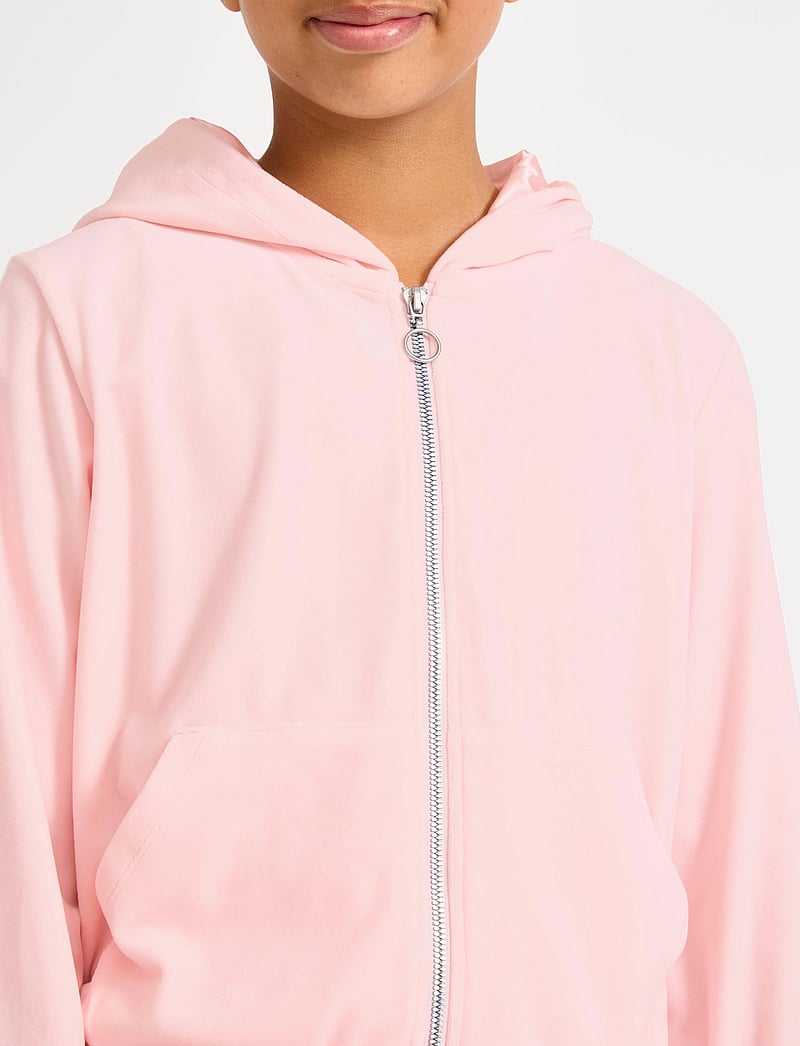 Lindex - Velour hoodie - light pink - 4