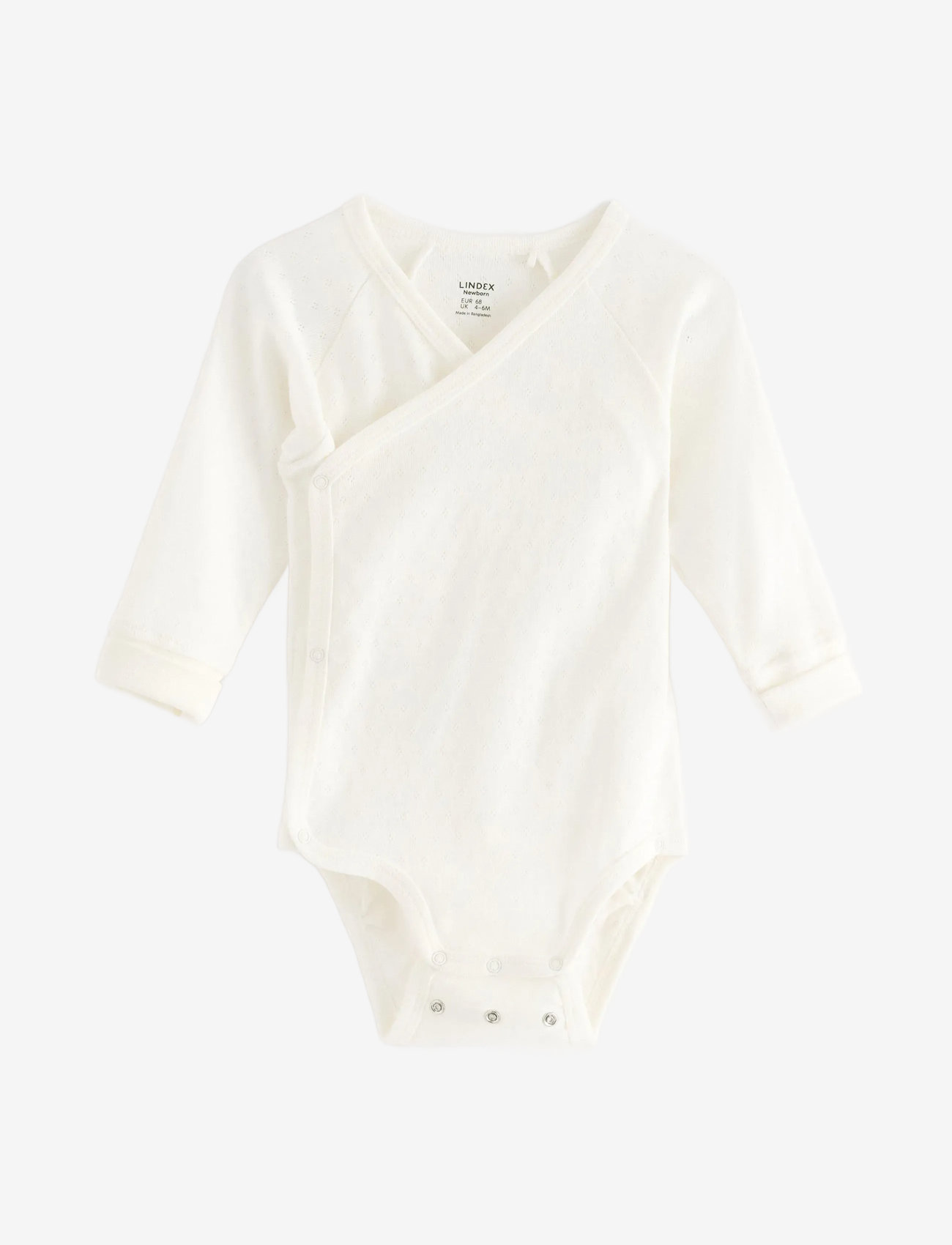 Lindex - Omlottbody i pointelle - kietaisubodyt - light dusty white - 0