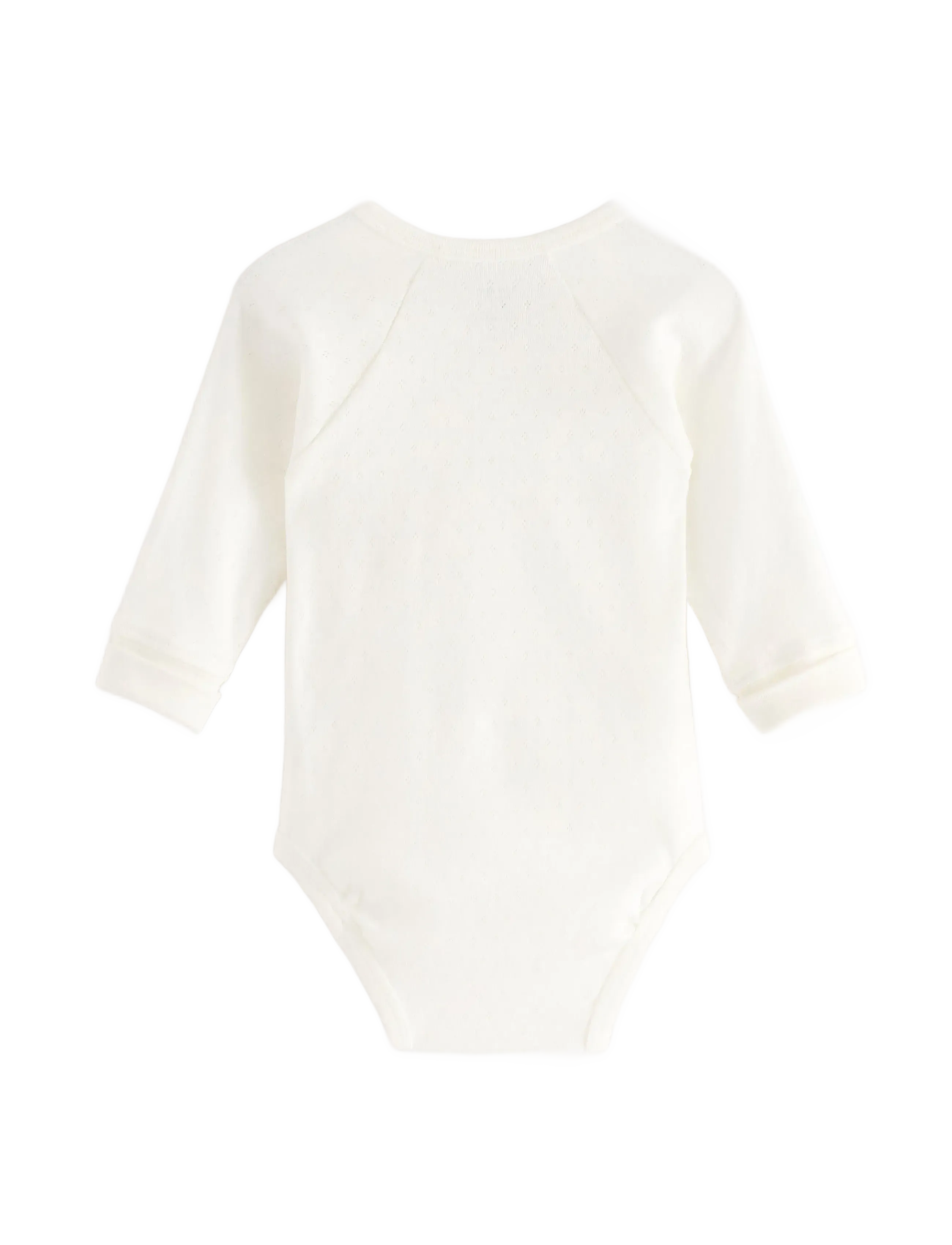 Lindex - Wrap bodysuit in pointelle - shop by age - light dusty white - 1