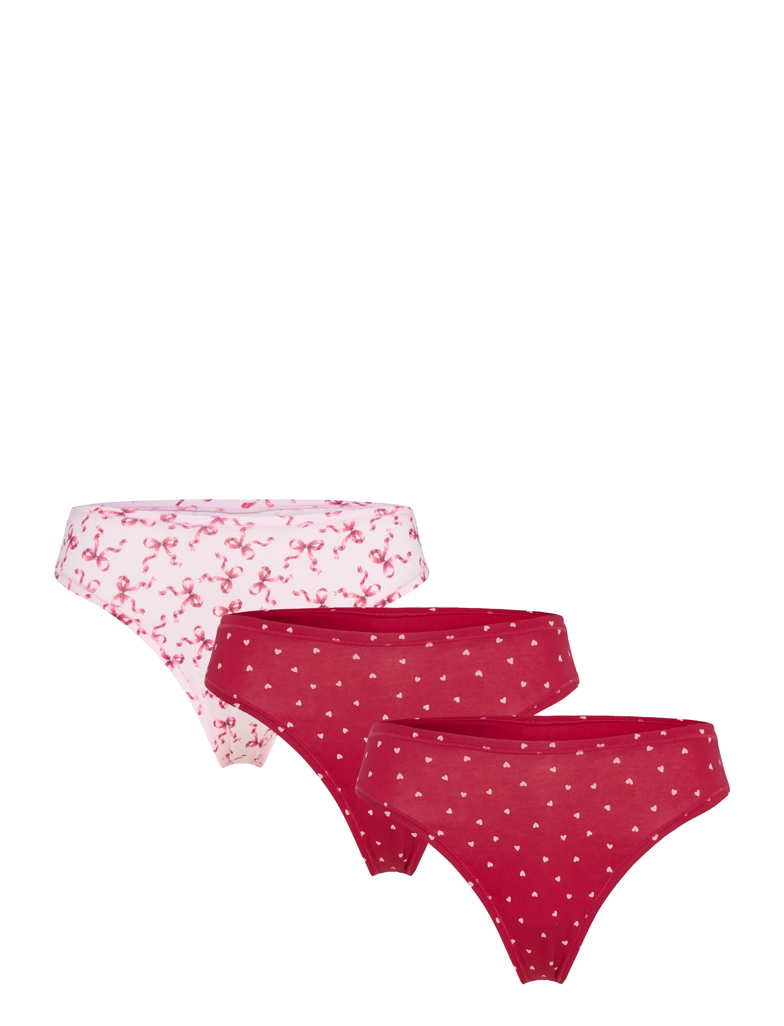 Lindex Brief Brazilian reg Novent Wil - Brazilian slips - LIGHT DUSTY LILAC / red