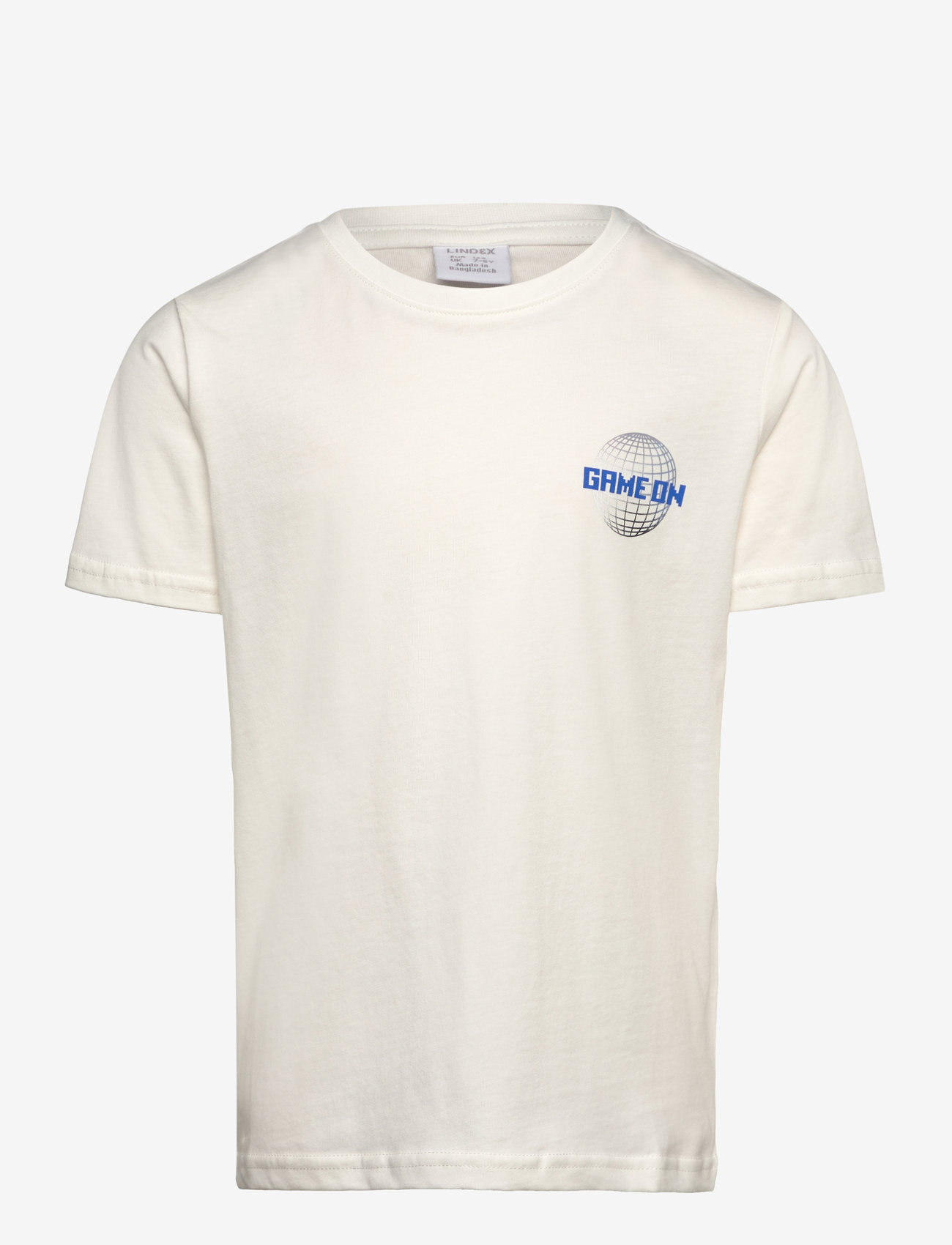 Lindex - T shirt computer AI backprint - kortærmede t-shirts - dark dusty white - 1