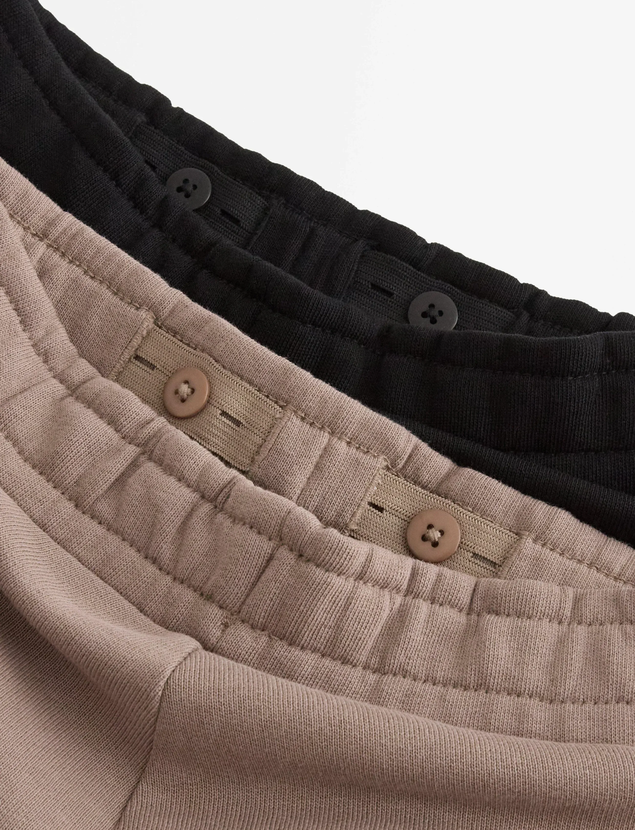 Lindex - 2-pack joggers with reinforced knees - dressipüksid - dark khaki - 2