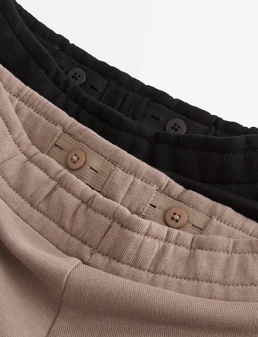 Lindex - 2-pack joggers with reinforced knees - jogginghosen - dark khaki - 2