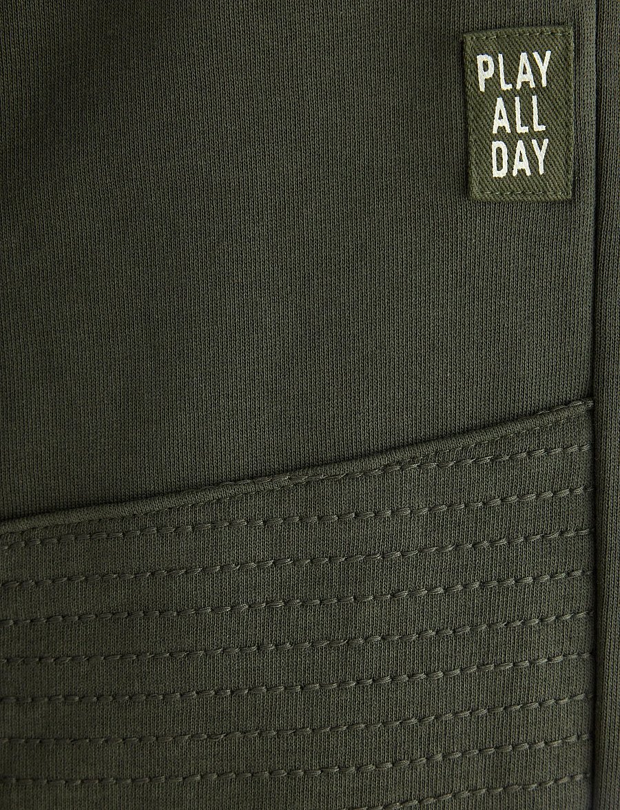 Lindex - 2-pack joggers with reinforced knees - jogginghosen - dark khaki green - 5