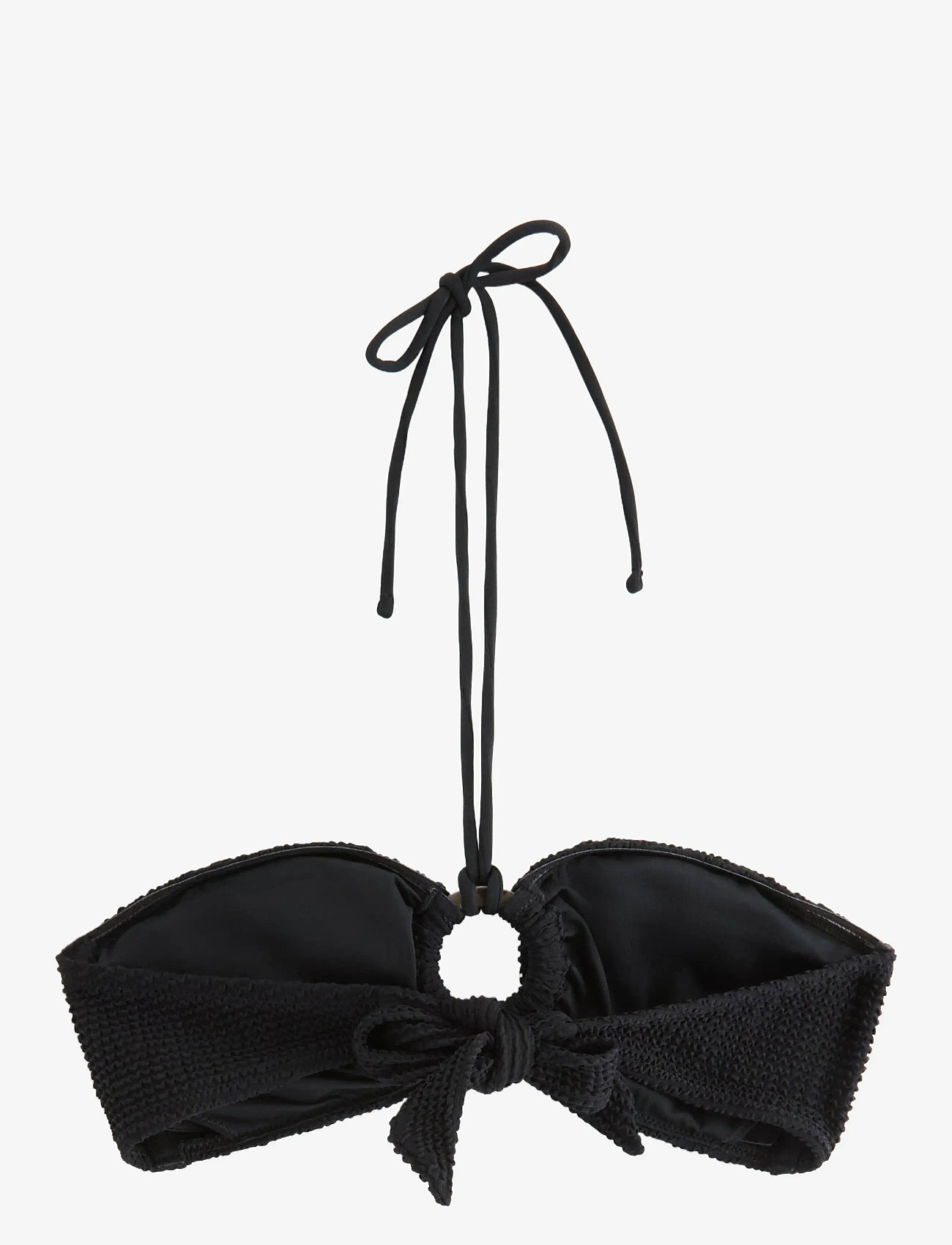 Lindex - Bra Bandeau Brie Crepe - bandeaubikinier - black - 2
