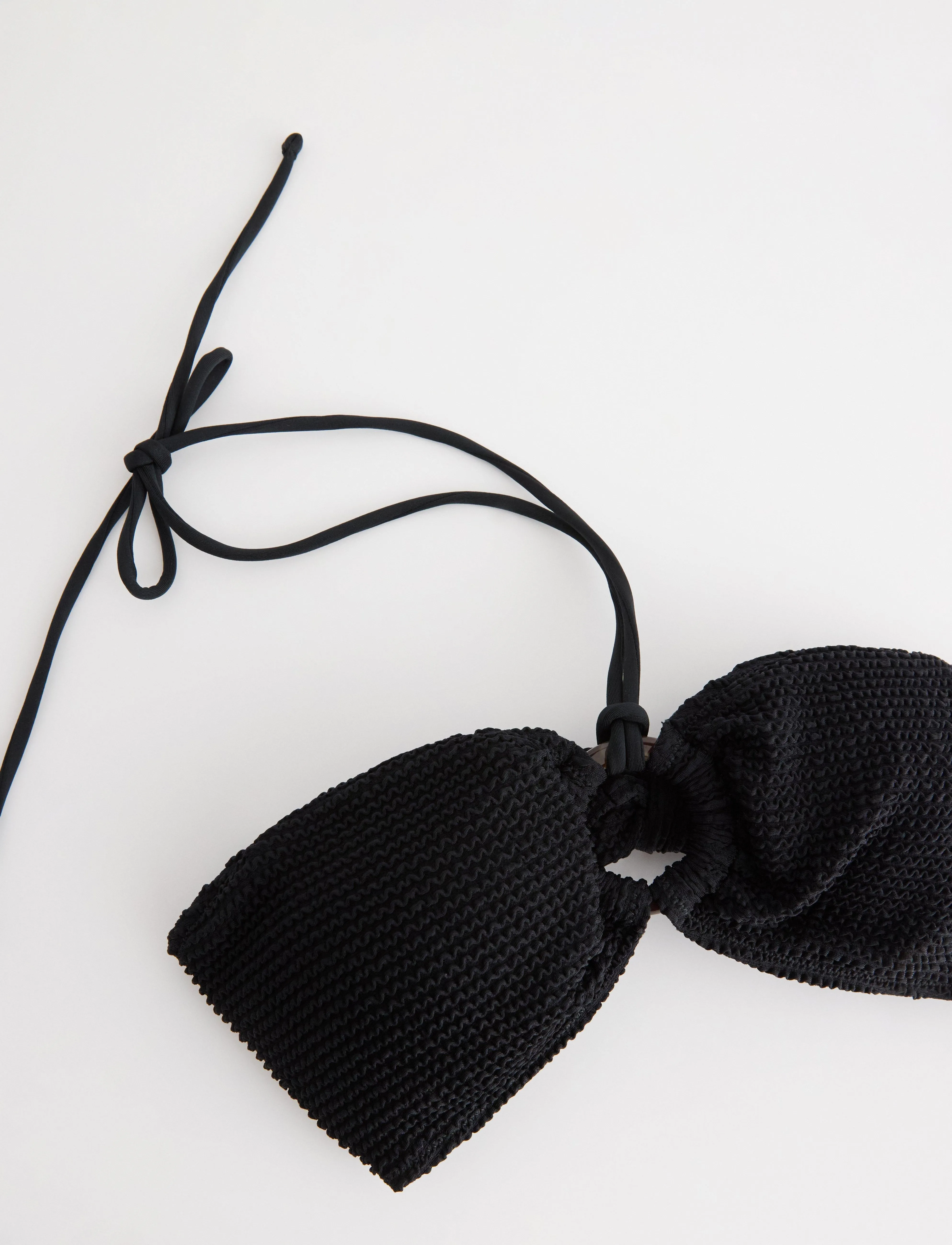 Lindex - Bra Bandeau Brie Crepe - black - 5