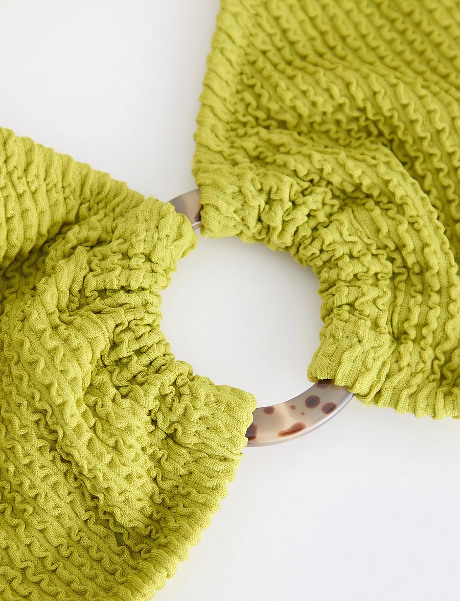 Lindex - Bra Adele Crepe - kolmiobikinit - light dusty lime - 5