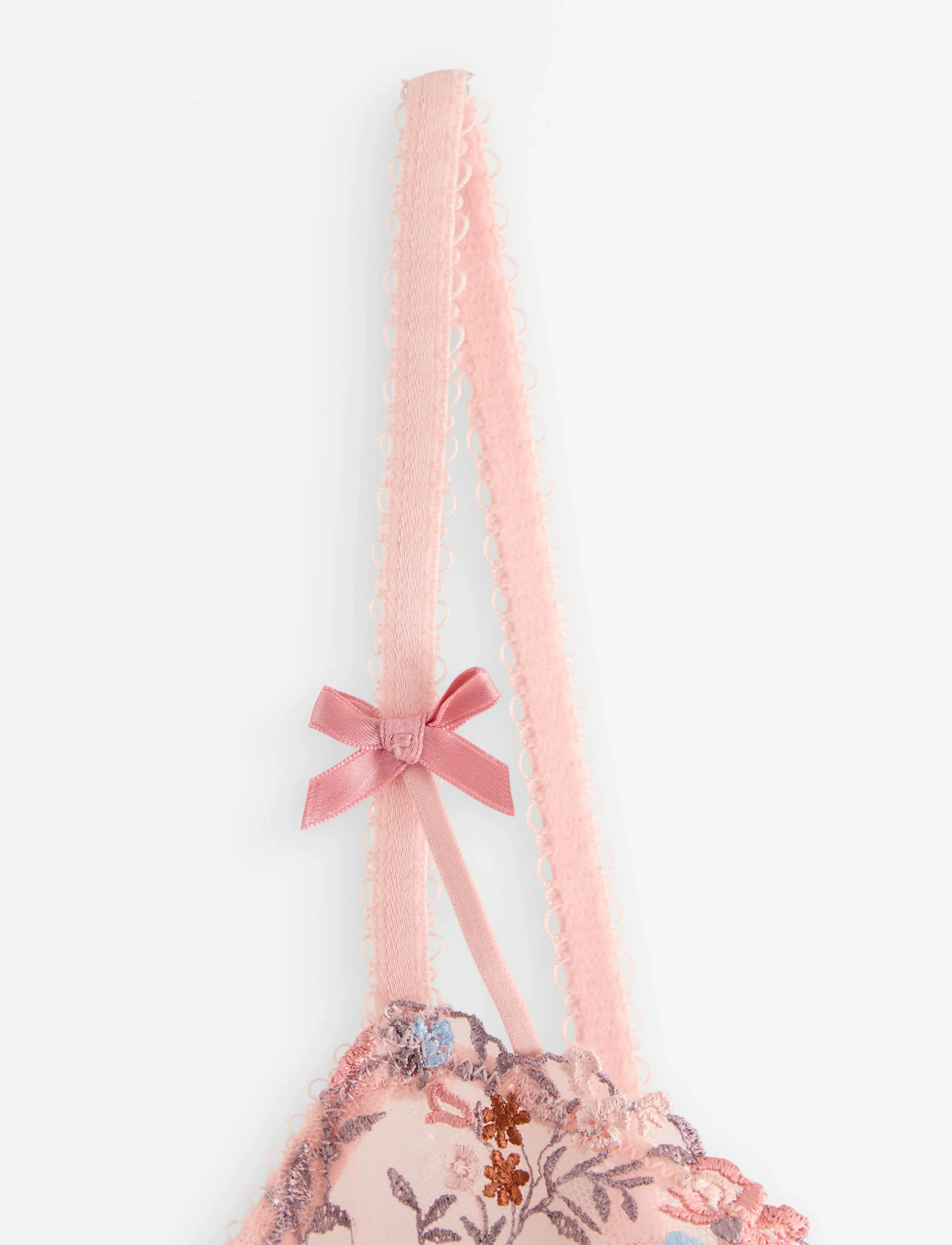 Lindex - Bra Senna Rosie - krūšturi ar stīpiņām - light pink - 5