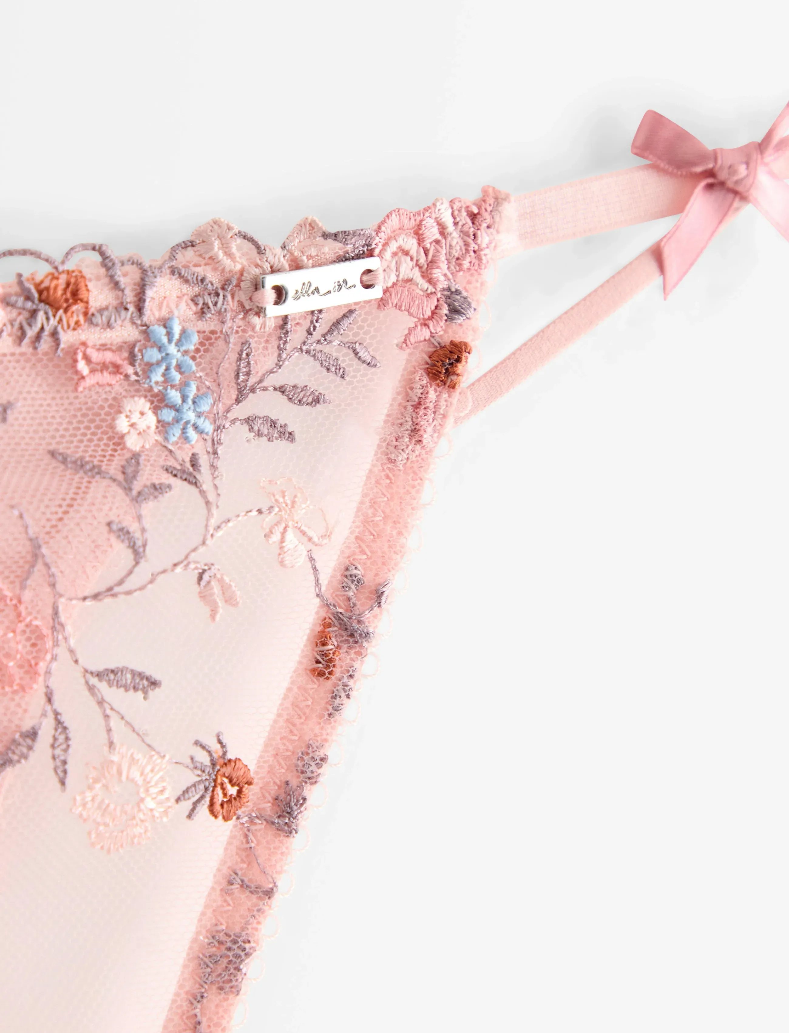 Lindex - Brief Thong Low Rosie - stringid - light pink - 5